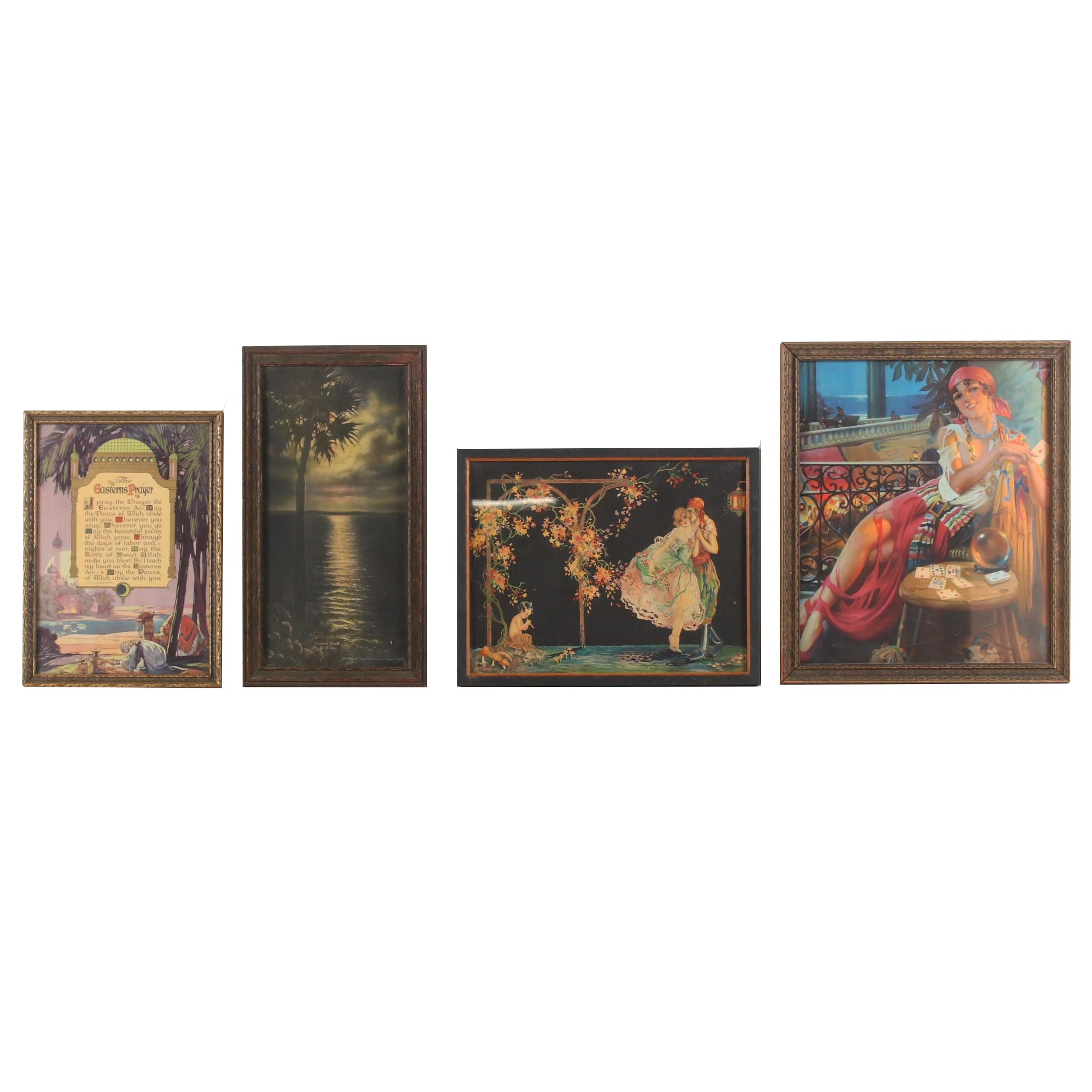 Fantastical and Whimsical Themed Halftone Prints, 1920s