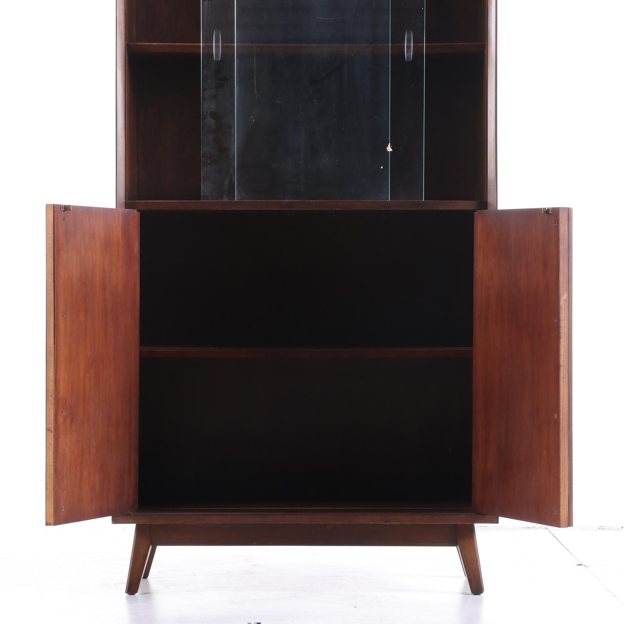 Mid Century Modern Birch China Cabinet