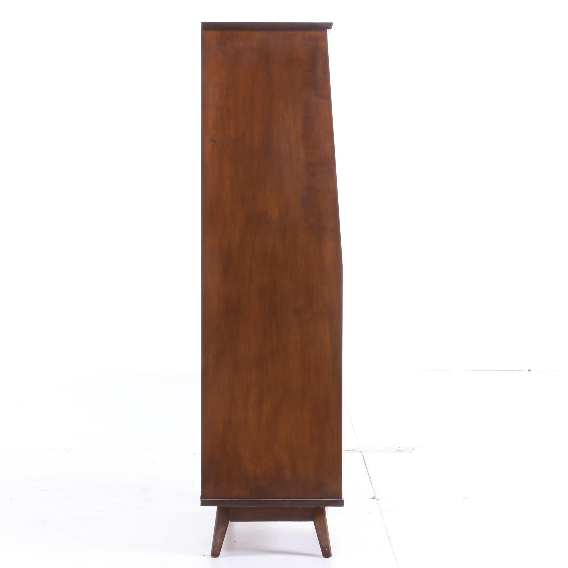 Mid Century Modern Birch China Cabinet