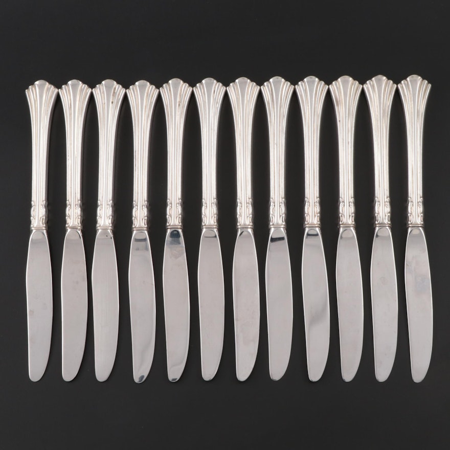 Reed & Barton "Eighteenth Century" Sterling Silver Handled Dinner Knives