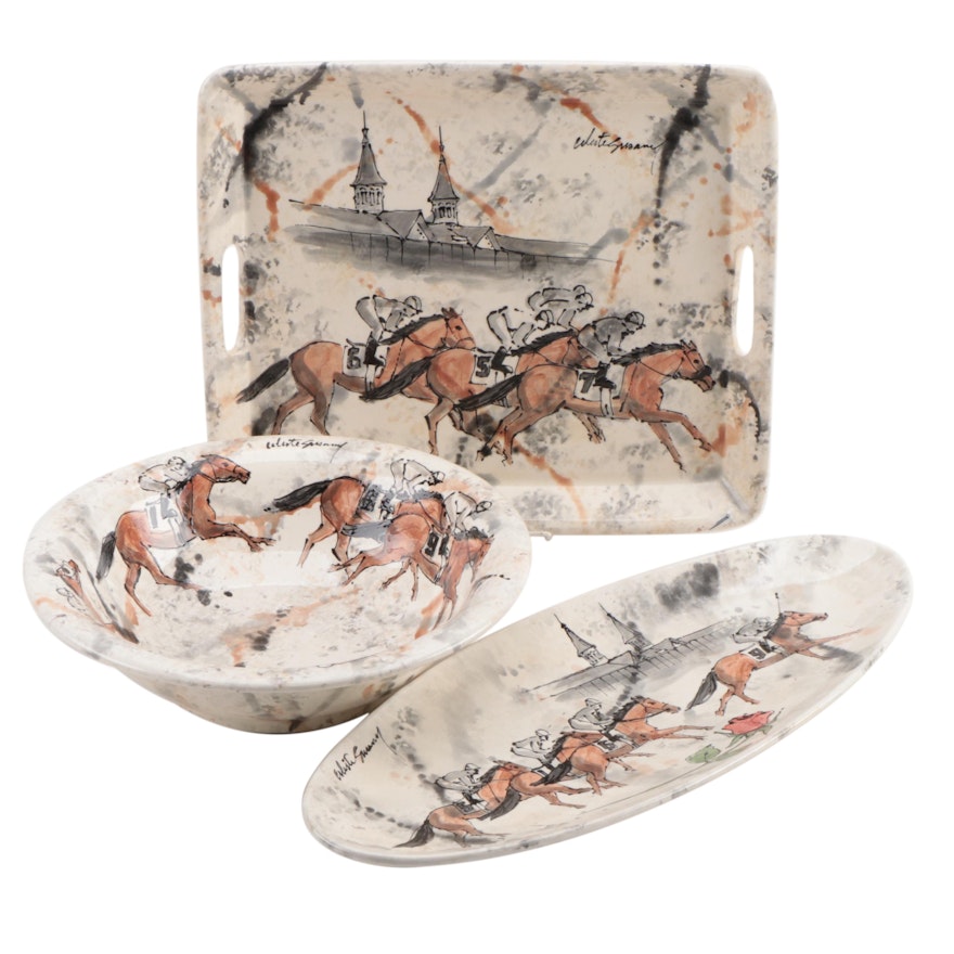 Celeste Susany Equine Ceramic Serveware