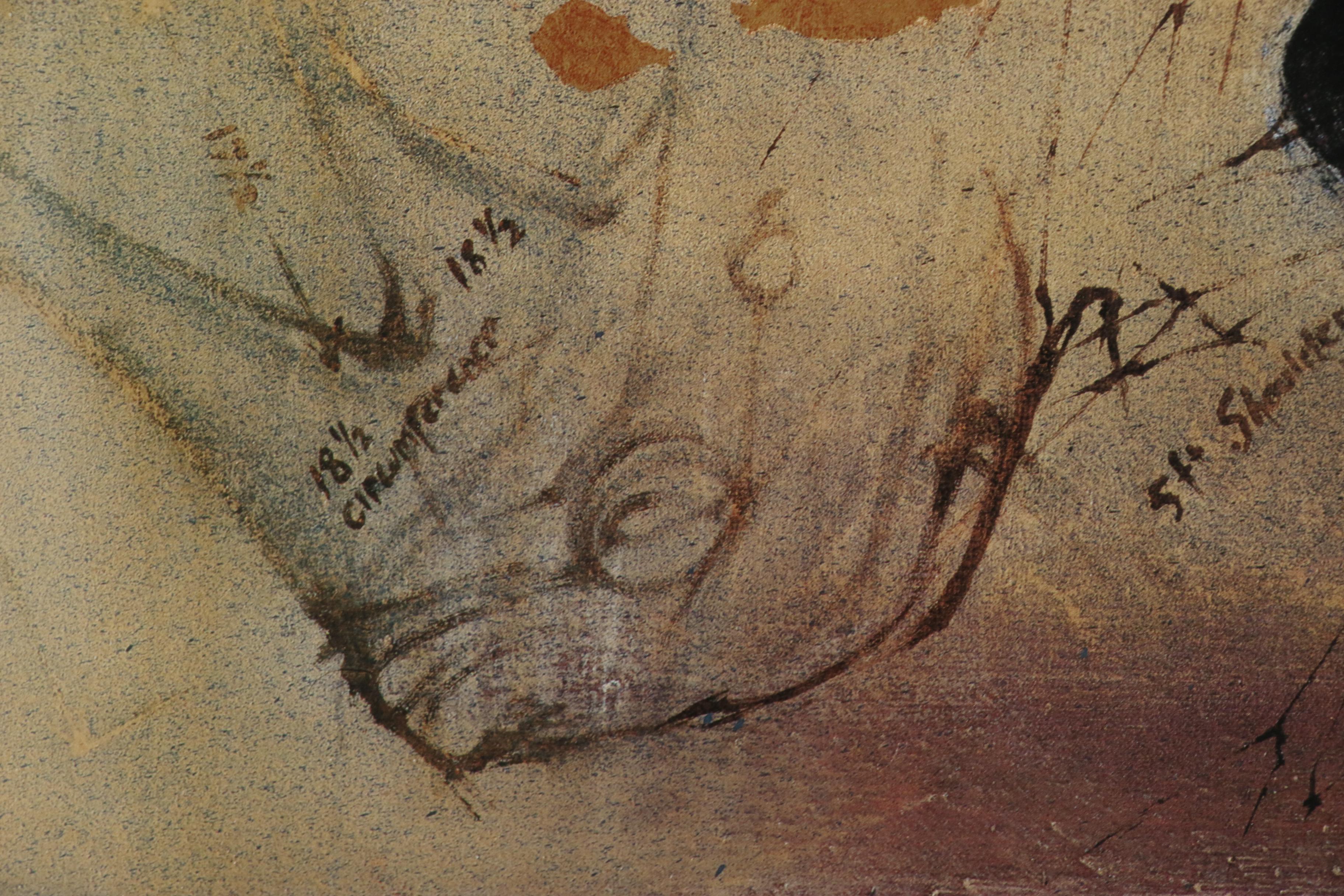 Keith Joubert Offset Lithograph "The Black Rhinoceros. Diceros bicornis."