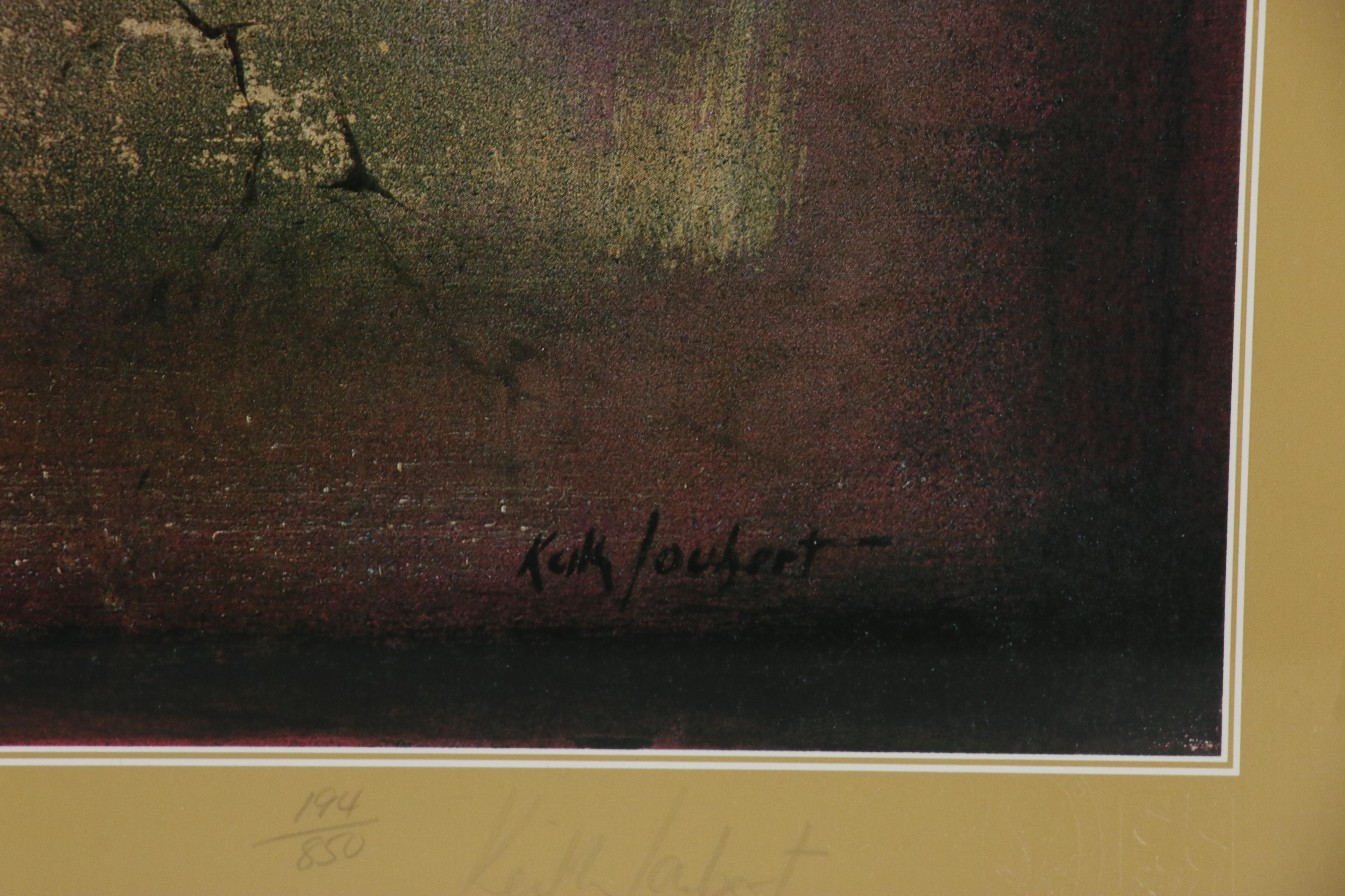 Keith Joubert Offset Lithograph "The Black Rhinoceros. Diceros bicornis."