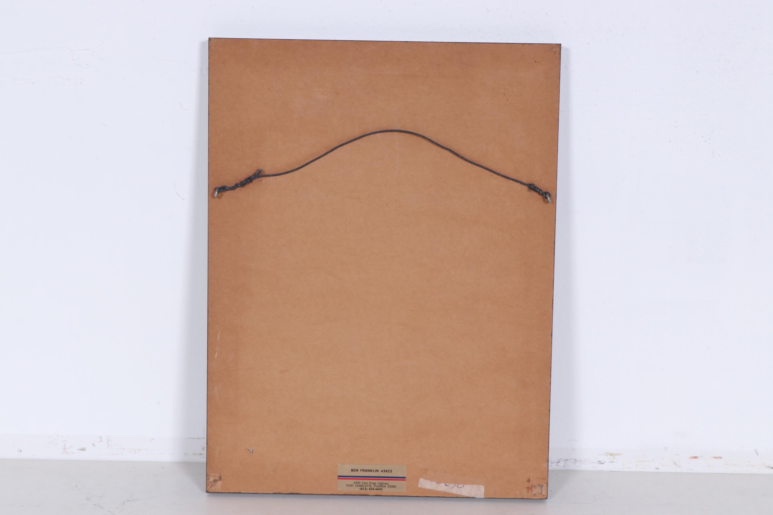 M. Vella East Asian Genre Scene Porcelain Painting, 1989