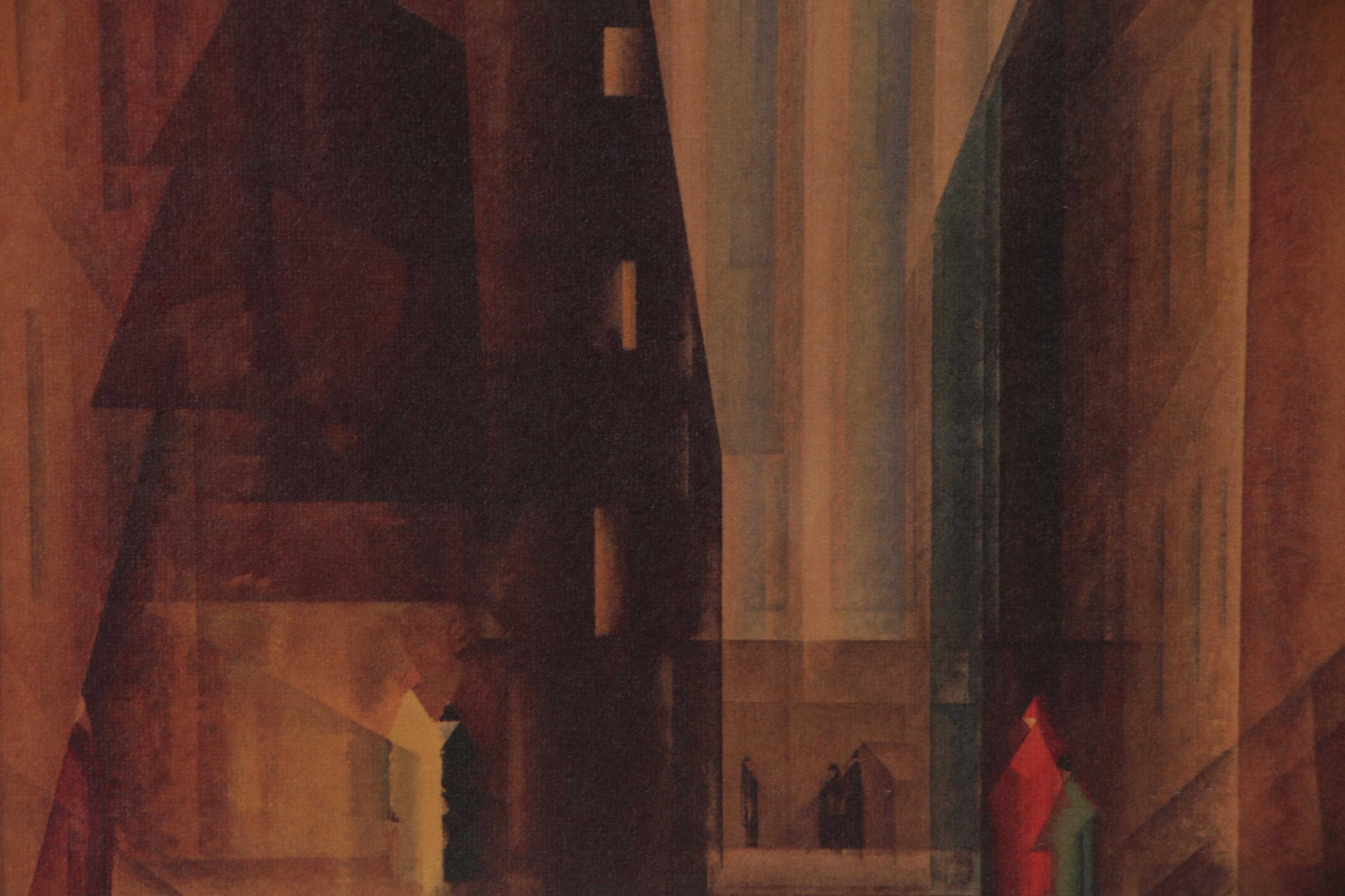 Offset Lithograph after Lyonel Feininger "Church of the Minorities II"