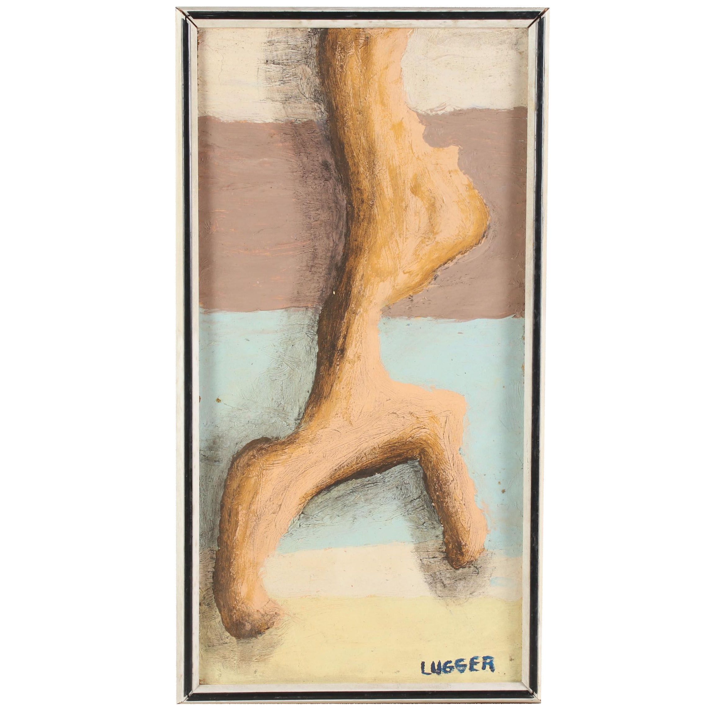 Sidney Lugger Oil Painting "So What's New?", 1990