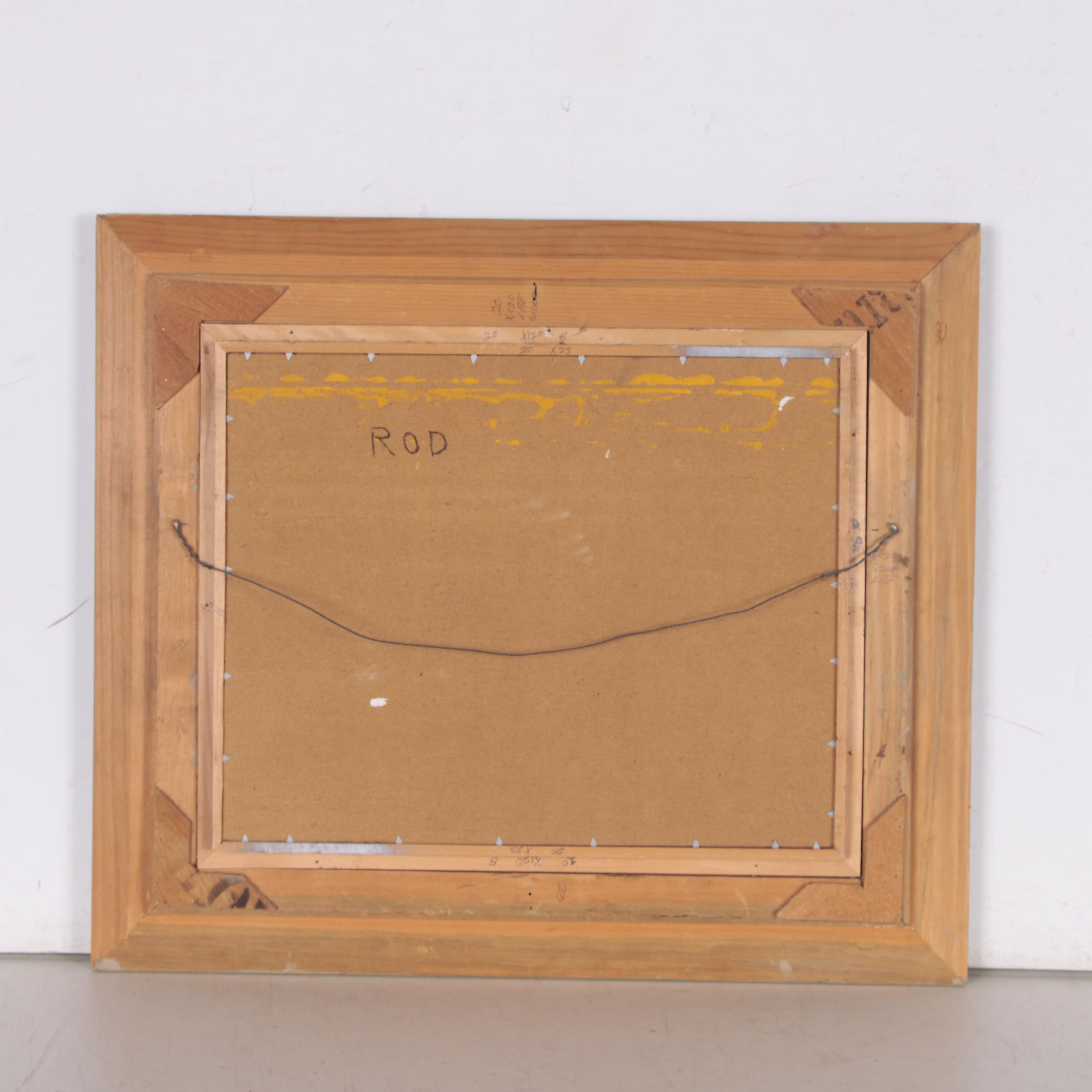 Mel Gerhold Oil Painting of Wolf in Winter Landscape "Silent Night"