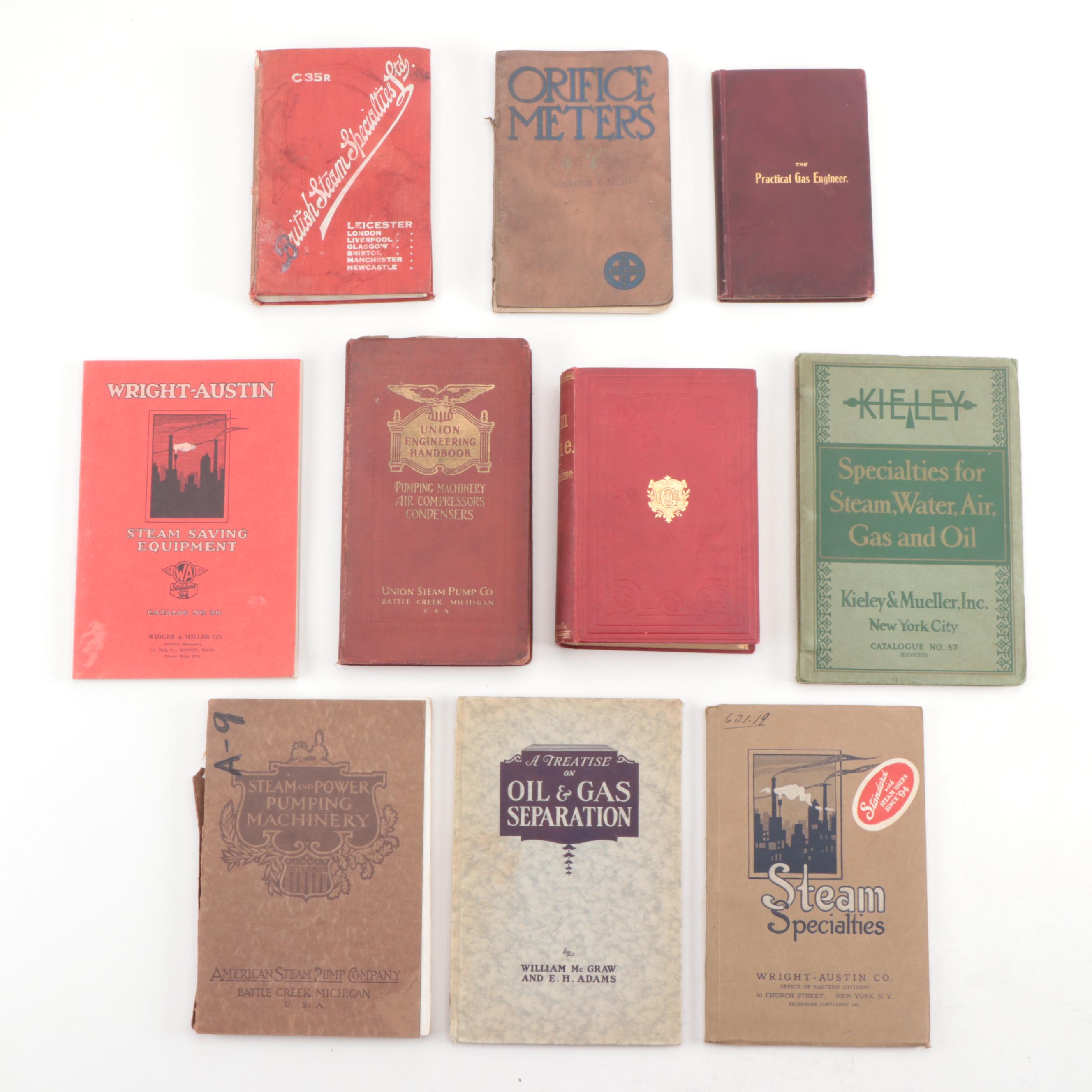 1891 "A Manual of the Steam Engine and Other Prime Movers" with Other Volumes