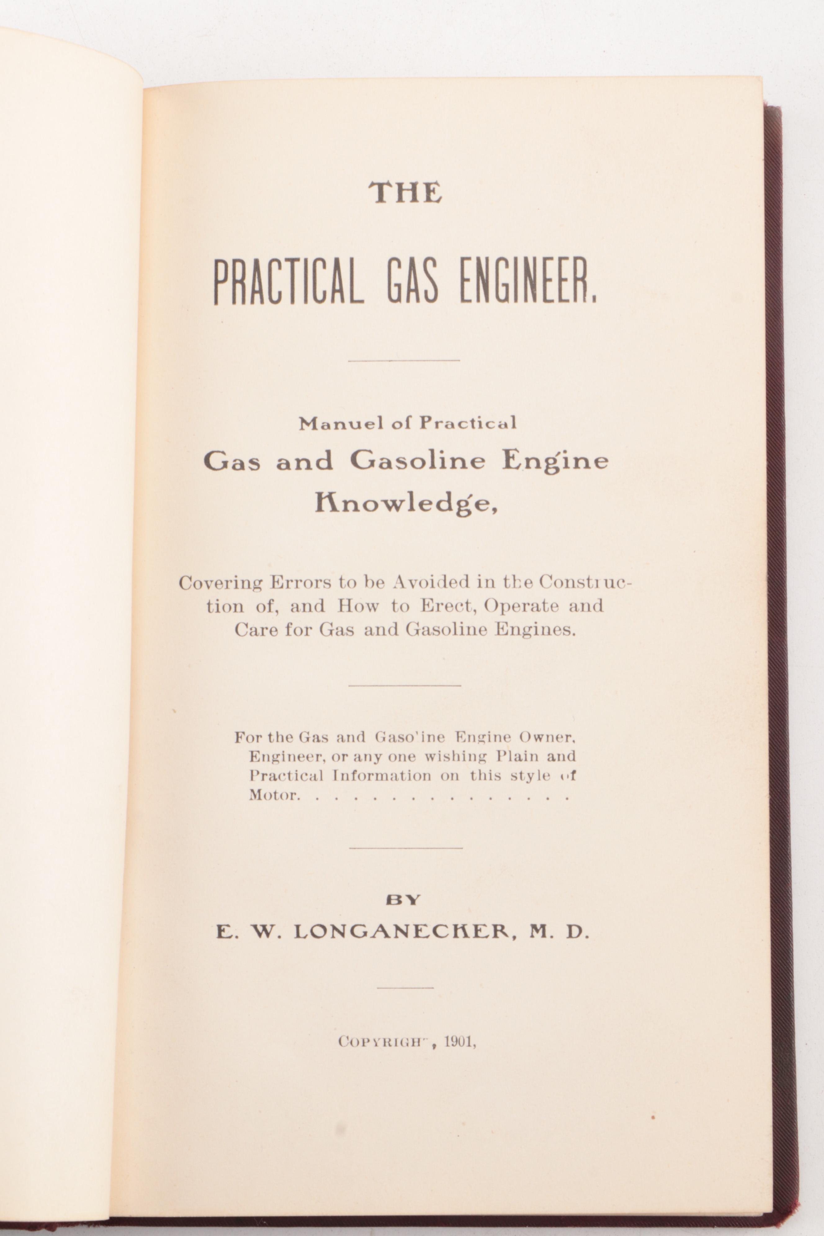 1891 "A Manual of the Steam Engine and Other Prime Movers" with Other Volumes