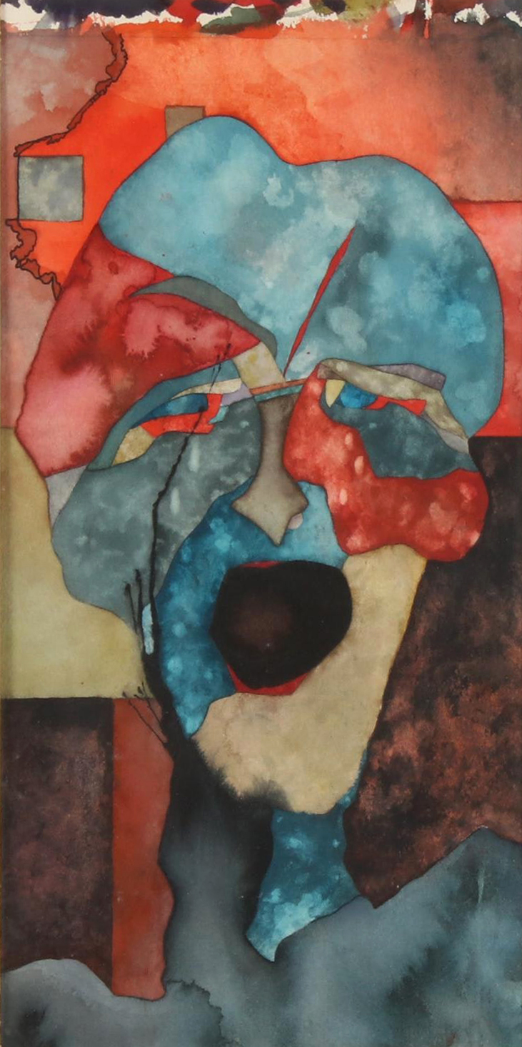 Watercolor Painting "The Death of Imagination"