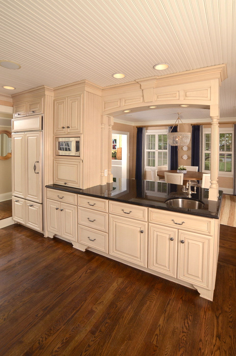 Kitchen Cabinets, Granite Counters, and Appliances Designed by Bzak Design Group
