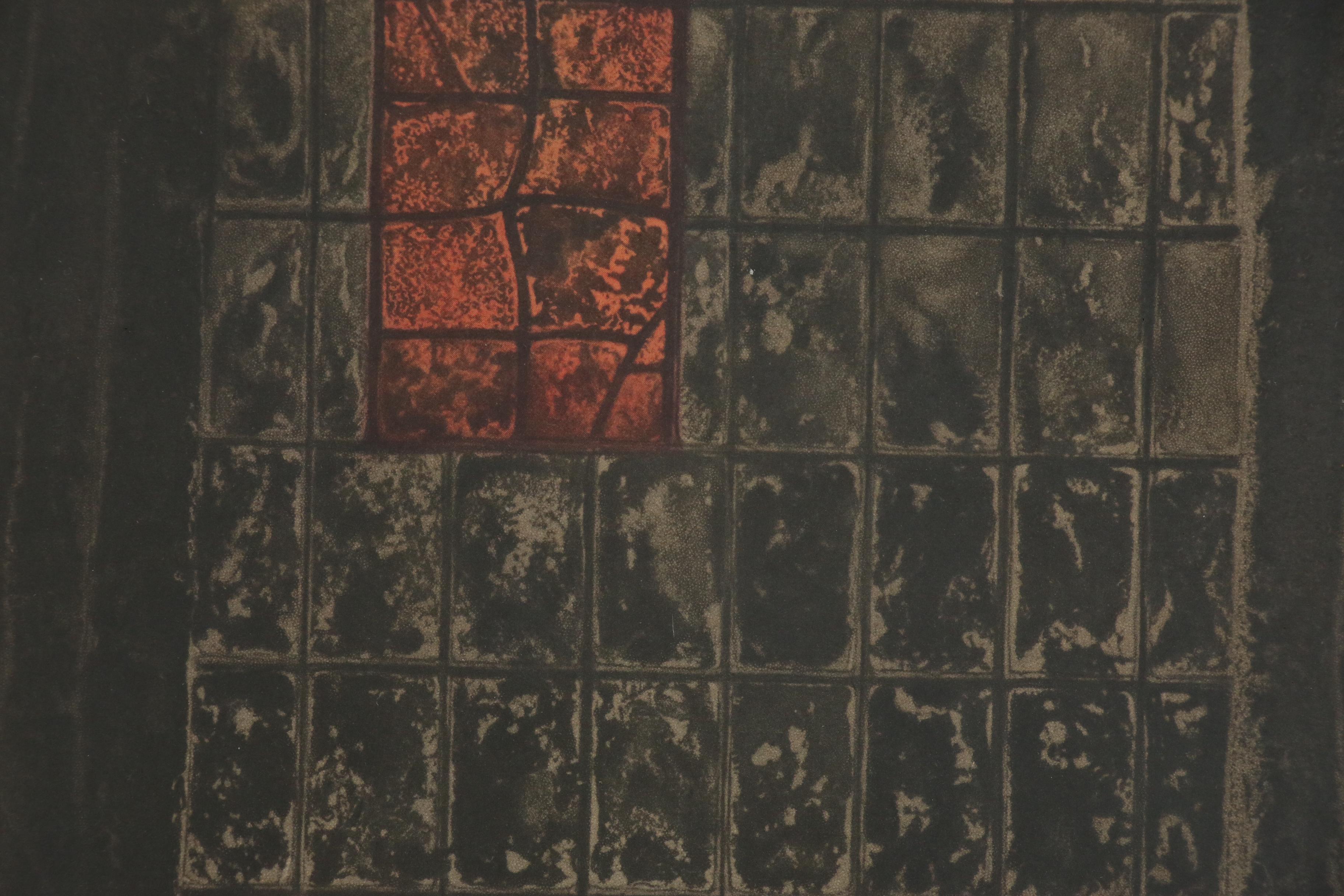 Offset Lithograph after Courcelles "Meditation"