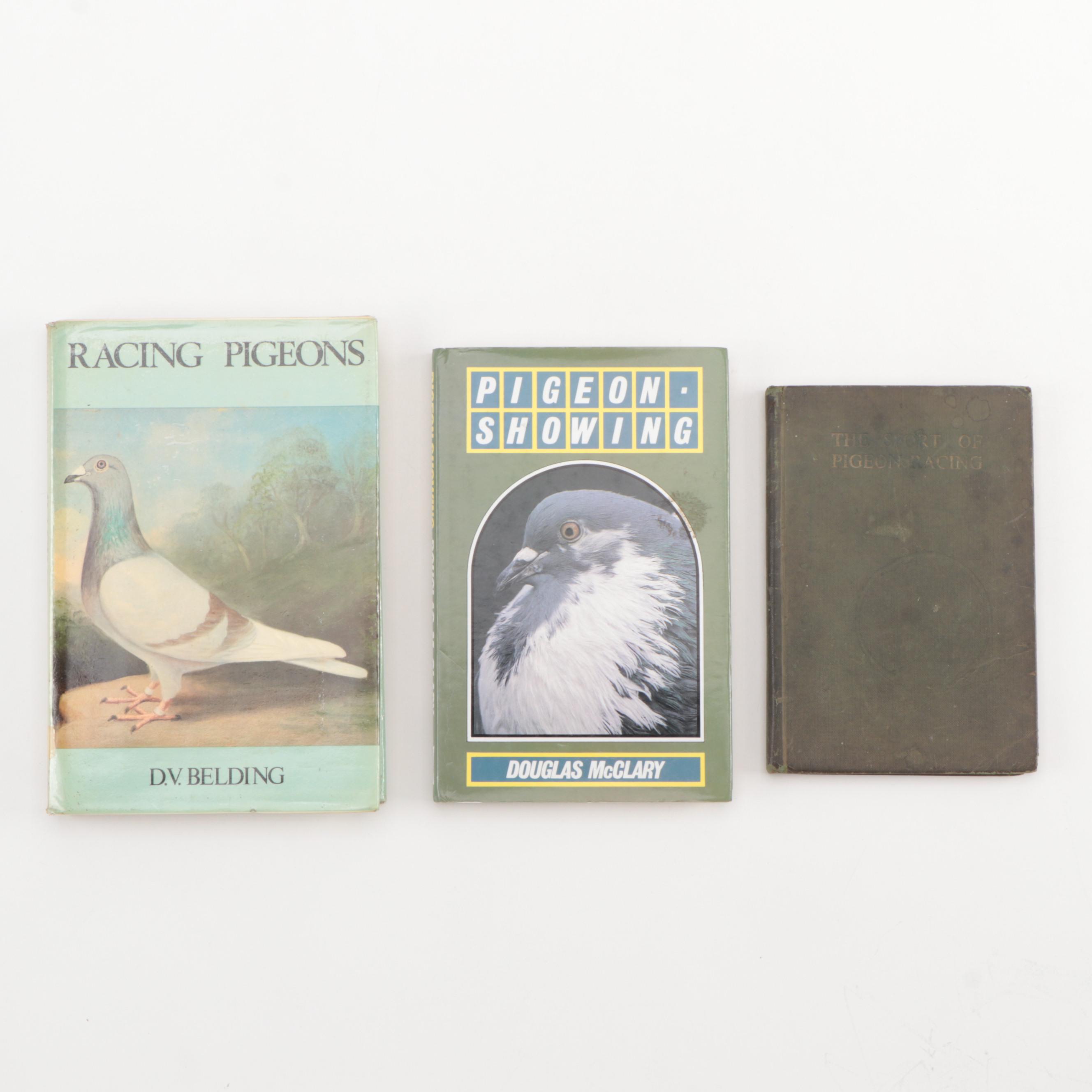 Pigeon Showing and Racing Books Featuring 1954 "The Sport of Pigeon Racing"