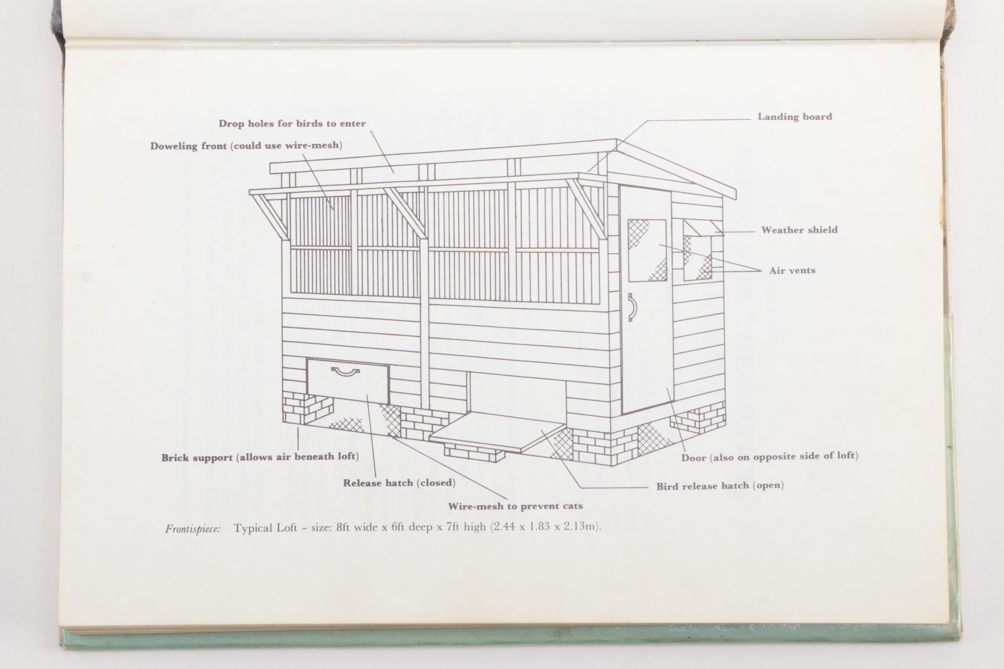 Pigeon Showing and Racing Books Featuring 1954 "The Sport of Pigeon Racing"