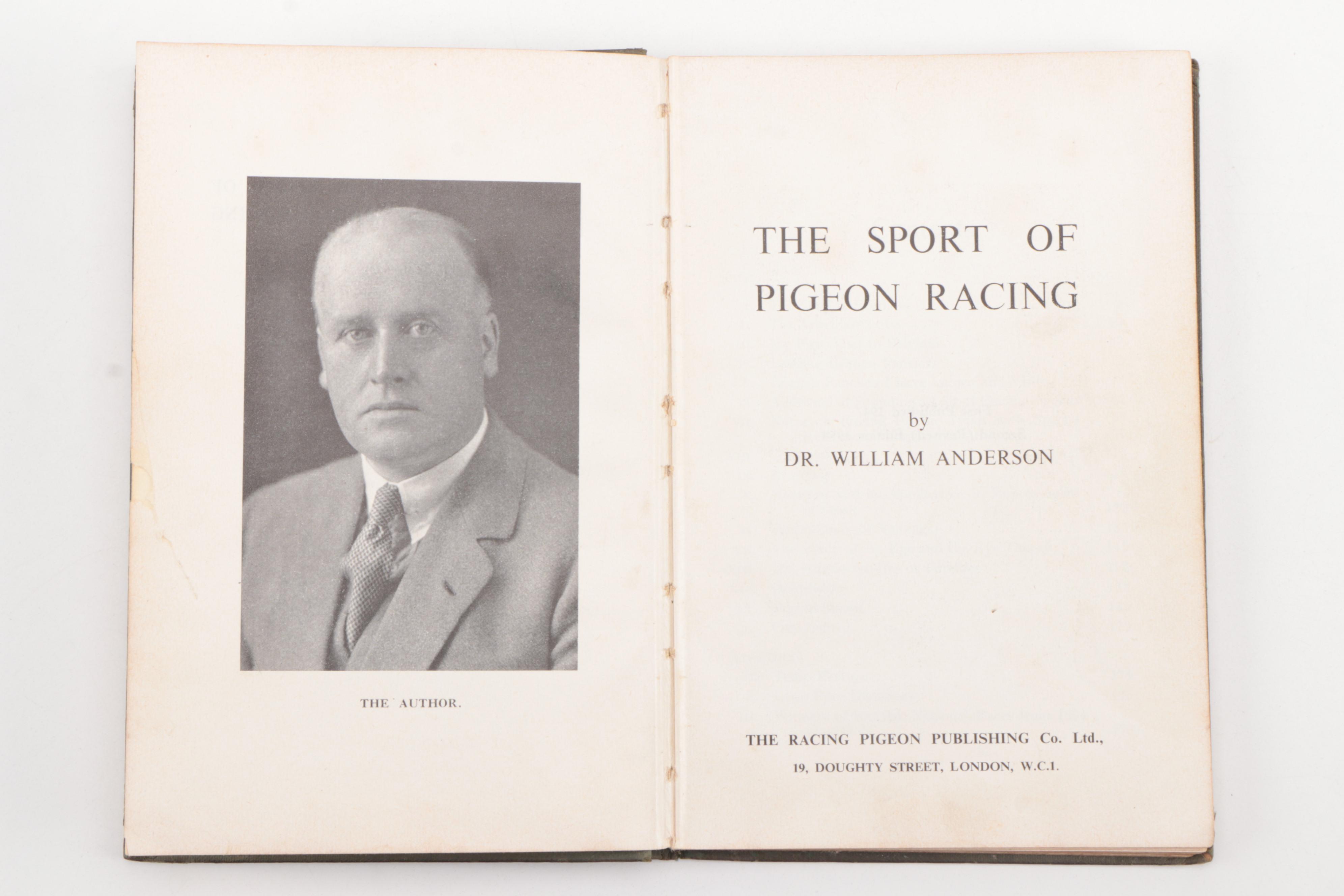 Pigeon Showing and Racing Books Featuring 1954 "The Sport of Pigeon Racing"