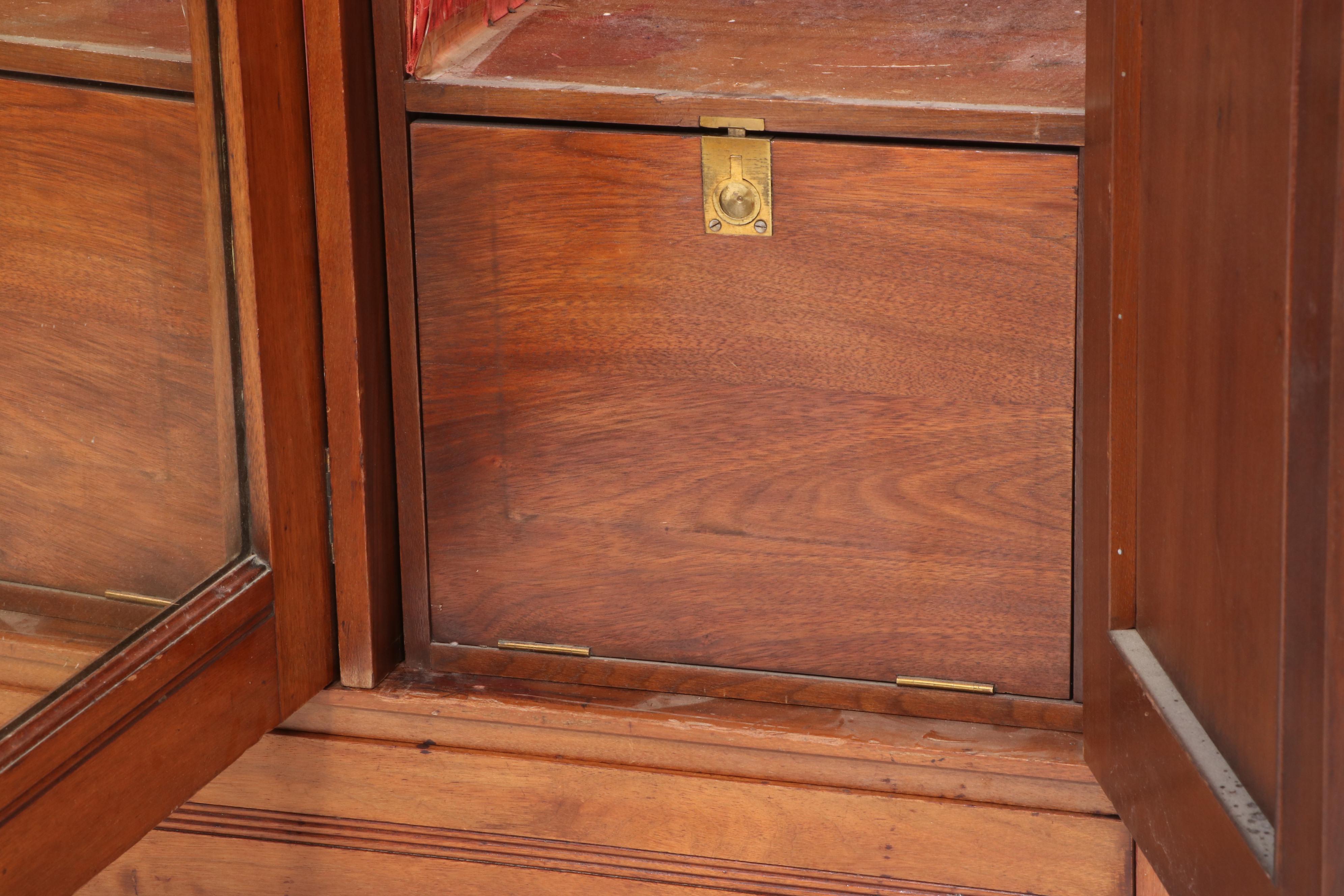 T. Simpson & Sons Victorian Eastlake Walnut Wardrobe, Late 19th Century