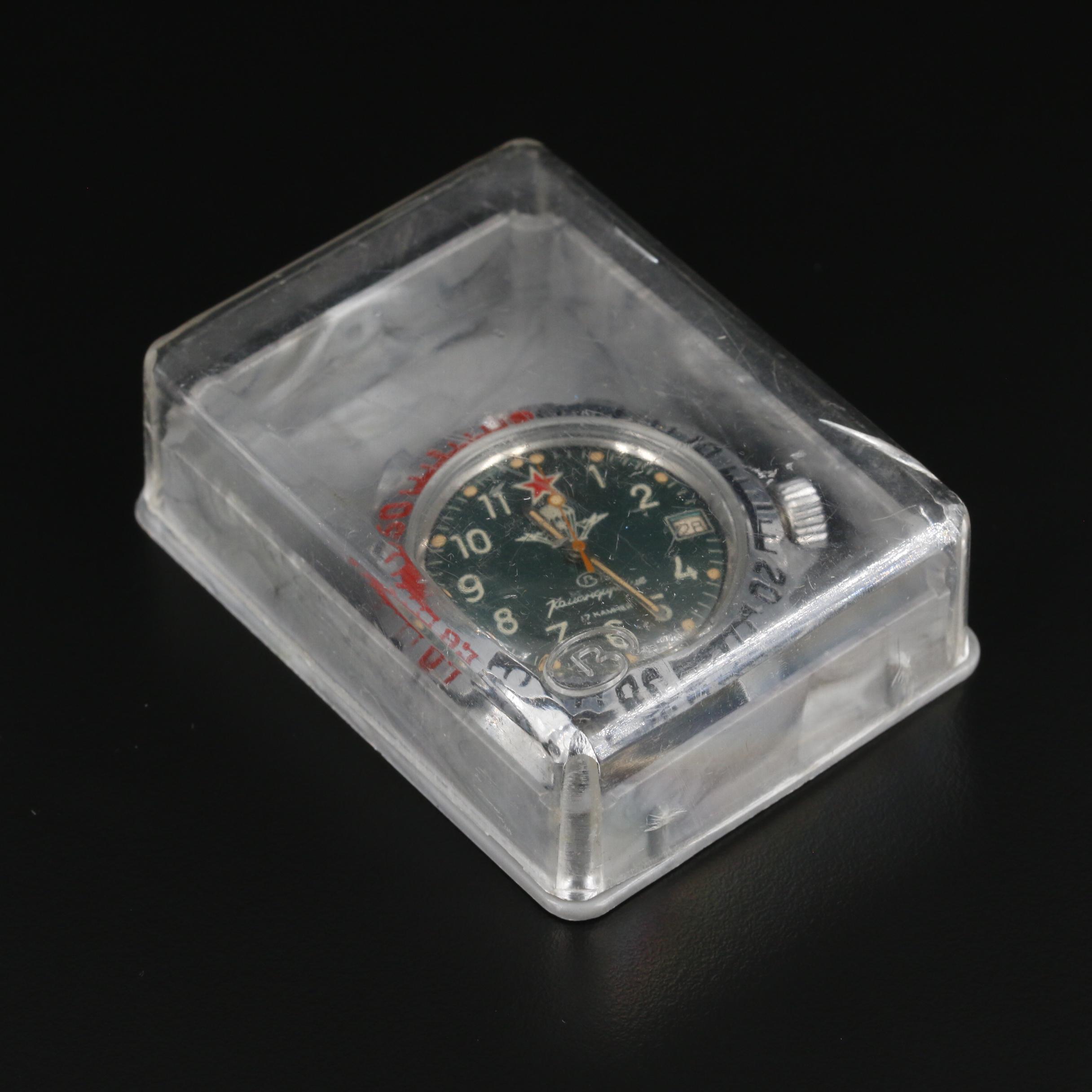 Vostok Komandirskie Russian Paratroopers Symbol Stainless Steel Watch