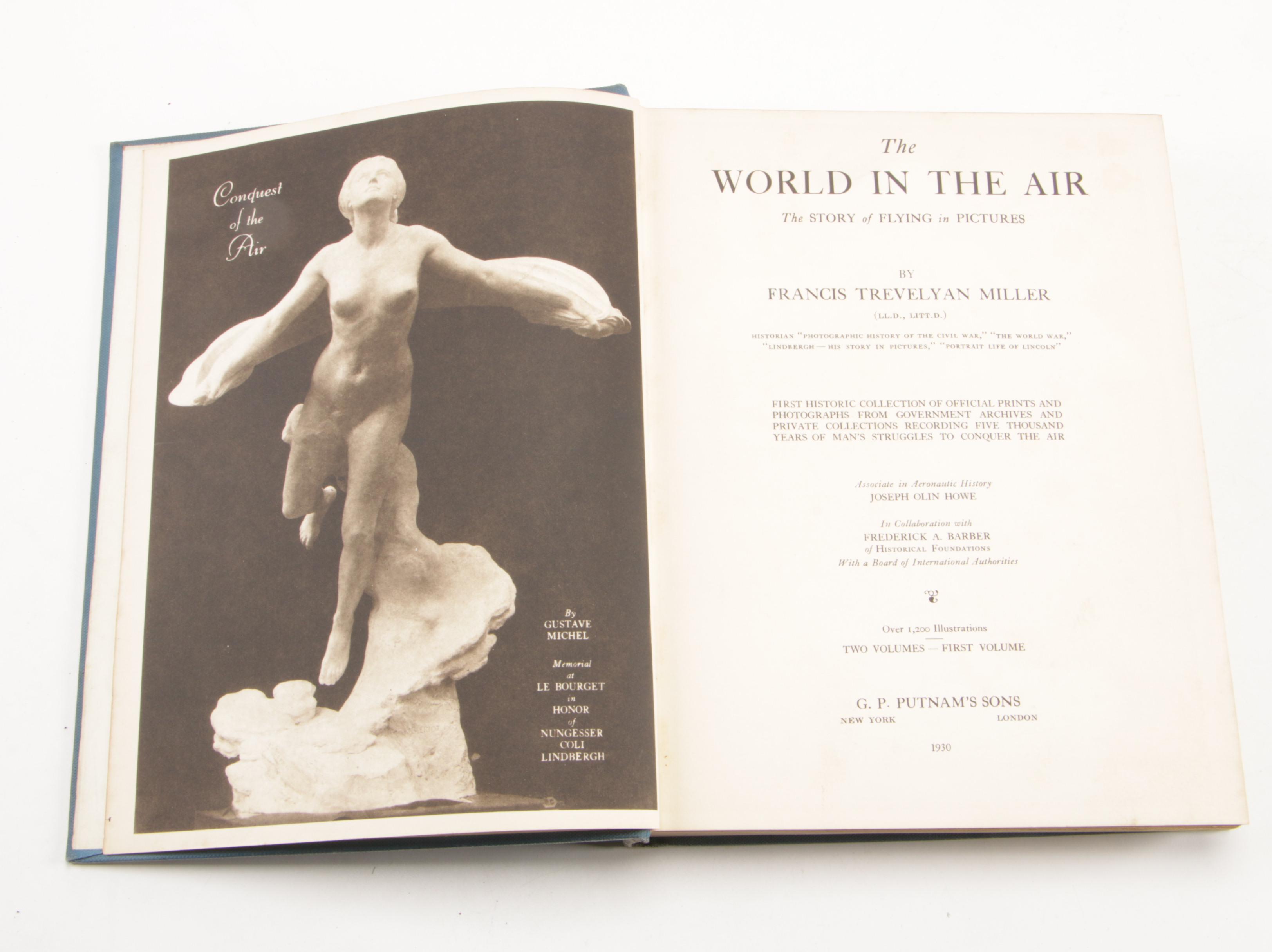1930 First Edition "The World in the Air: The Story of Flying in Pictures"