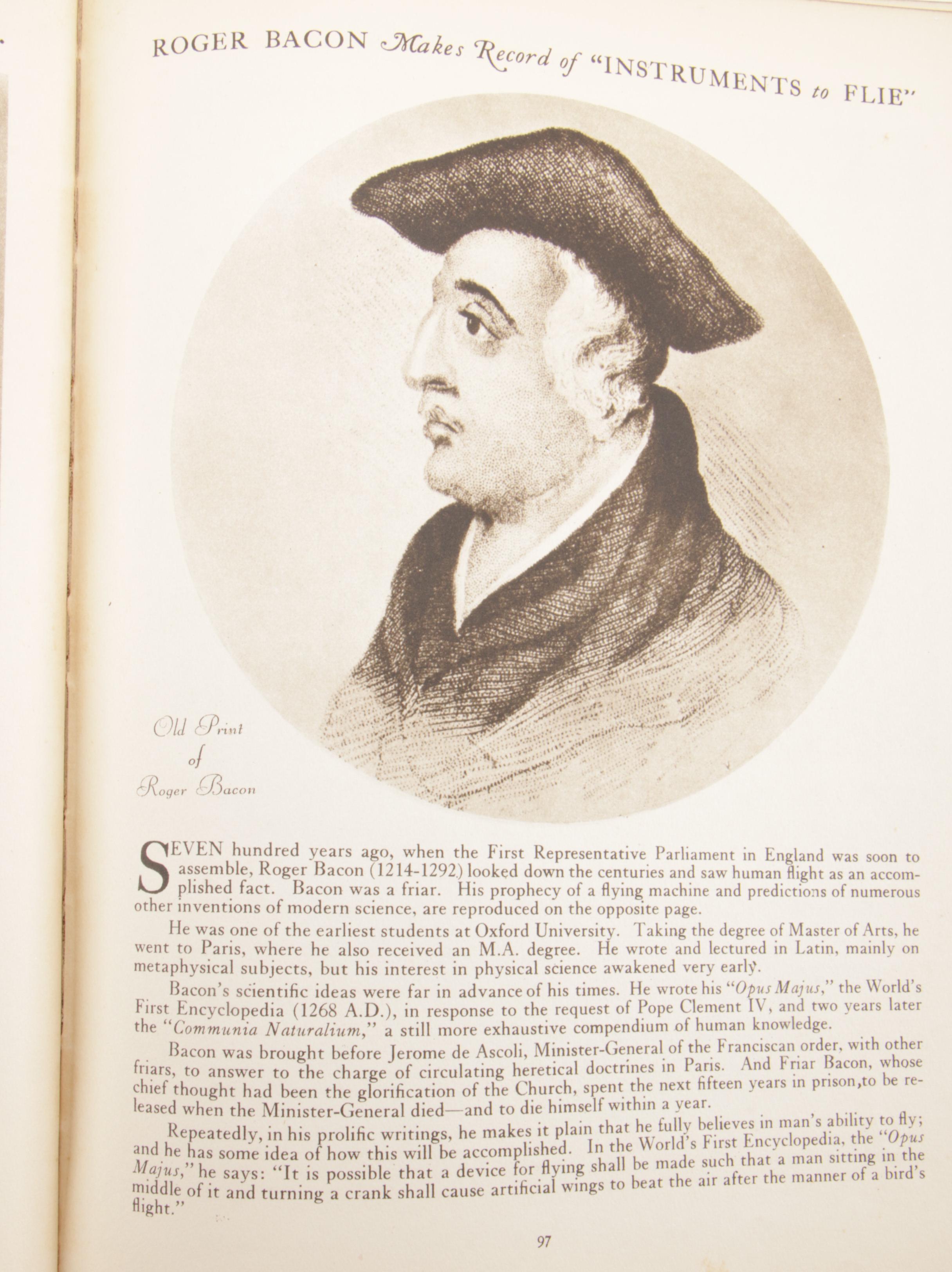 1930 First Edition "The World in the Air: The Story of Flying in Pictures"