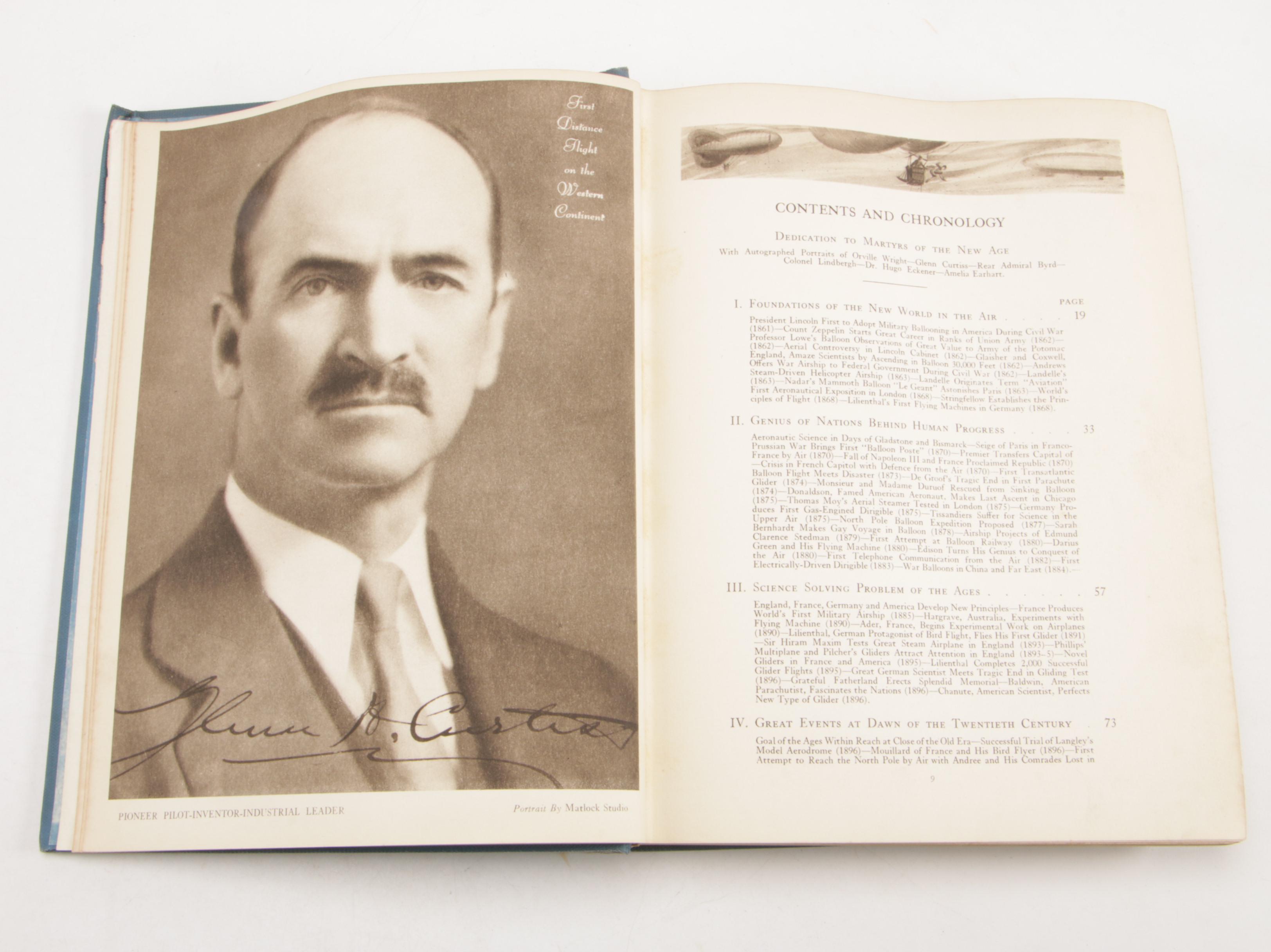 1930 First Edition "The World in the Air: The Story of Flying in Pictures"