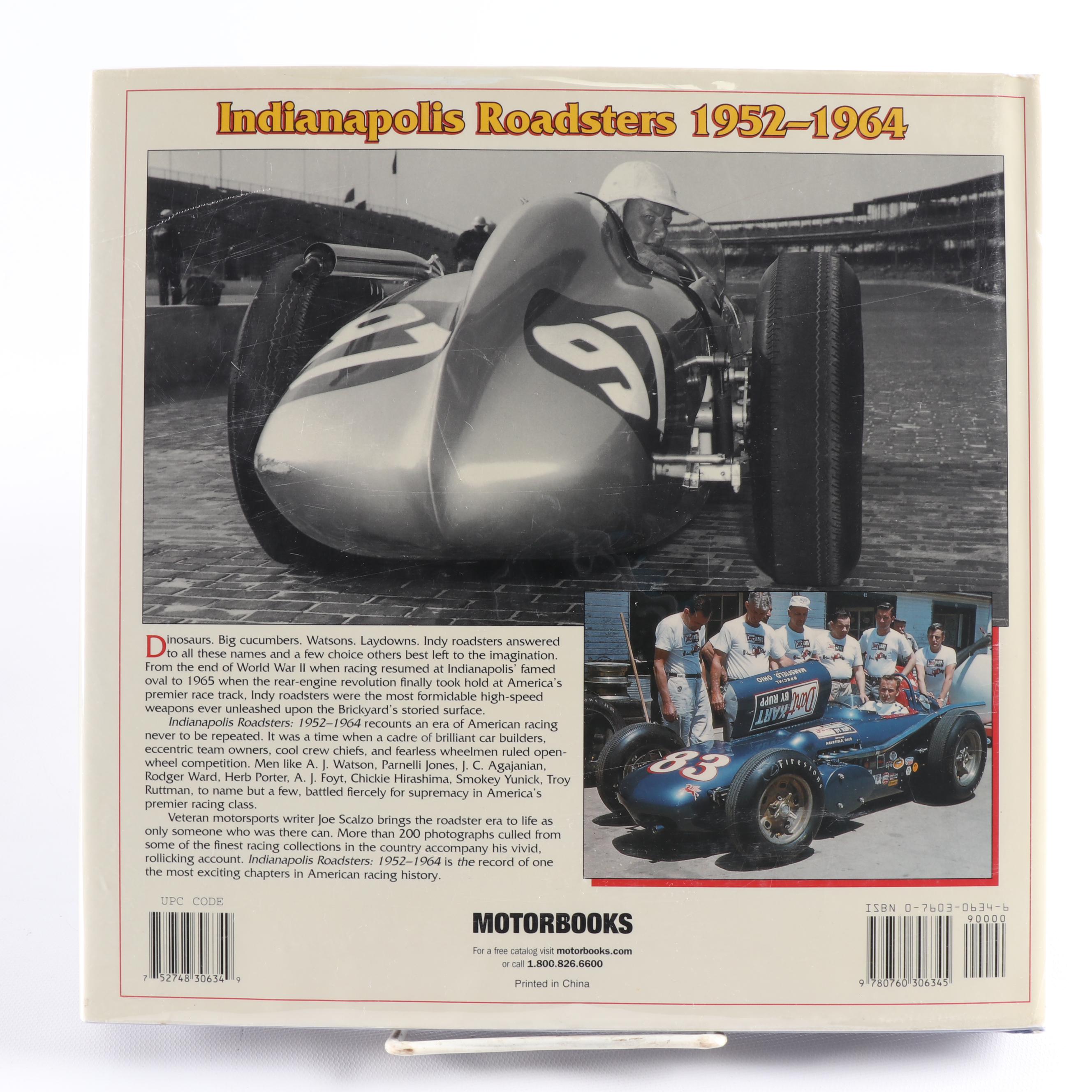 Formula One Racing Books with First Edition "Indianapolis Roadsters" and More