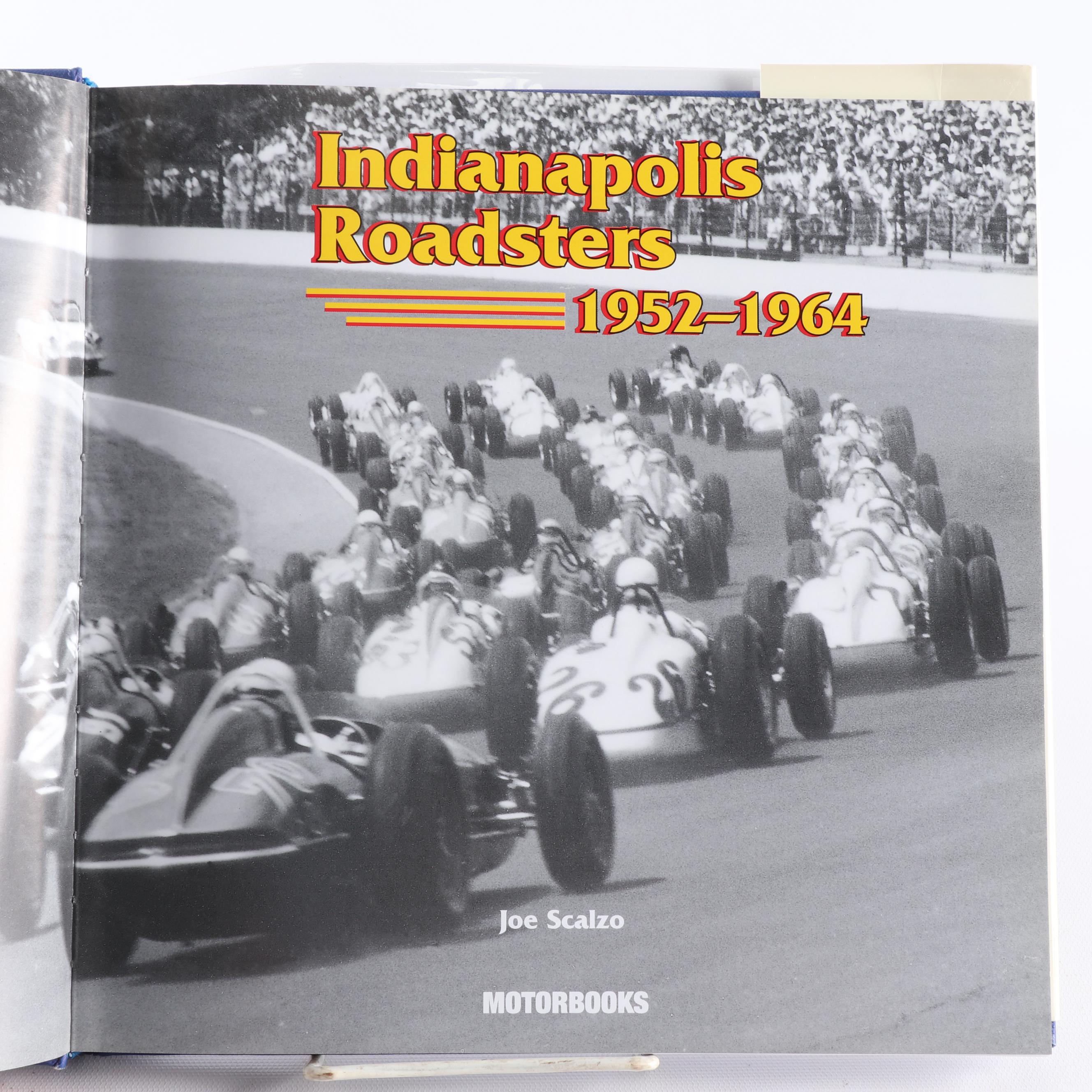 Formula One Racing Books with First Edition "Indianapolis Roadsters" and More
