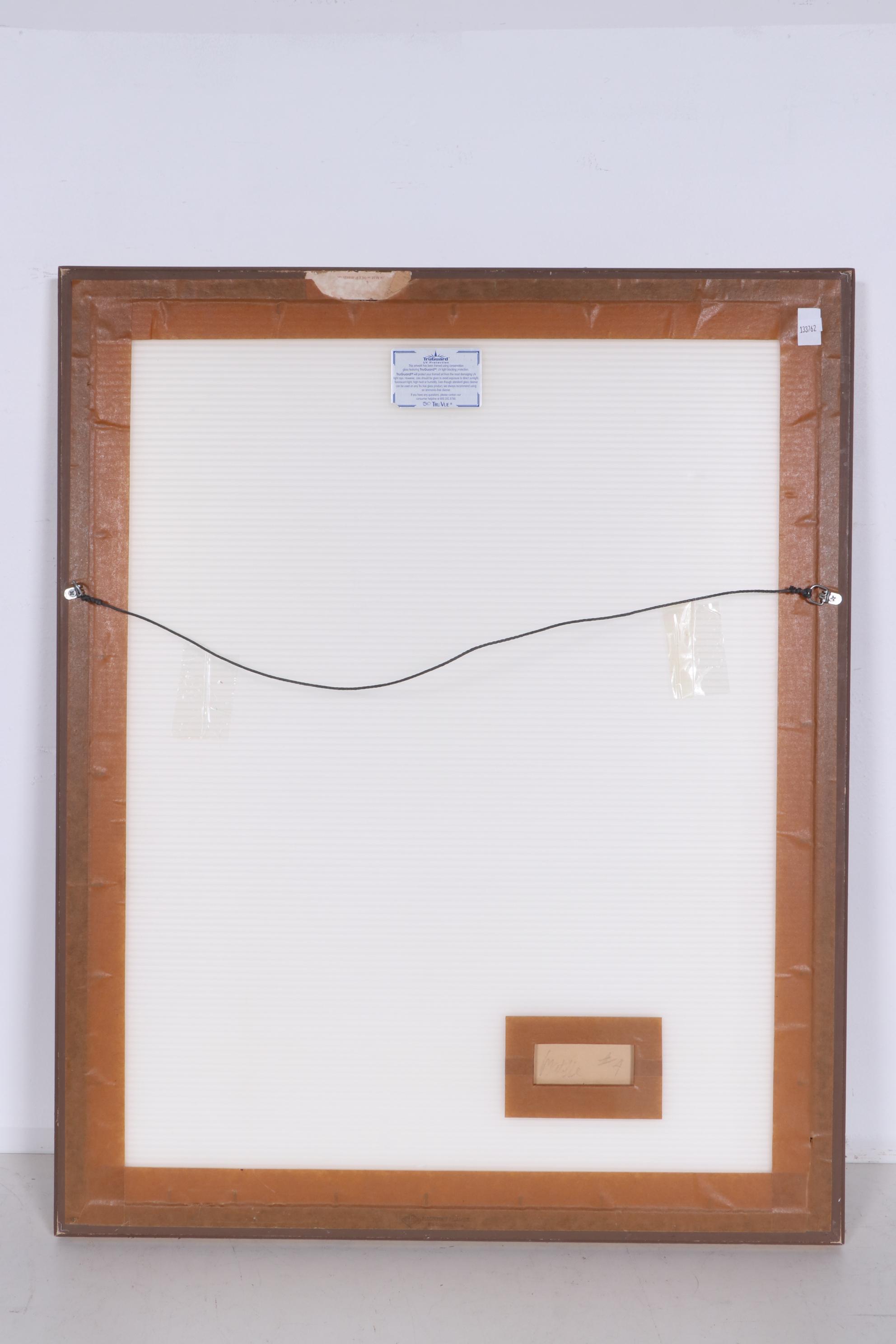 Nude Female Charcoal Drawing in the Style of Henri Matisse, Mid-20th Century