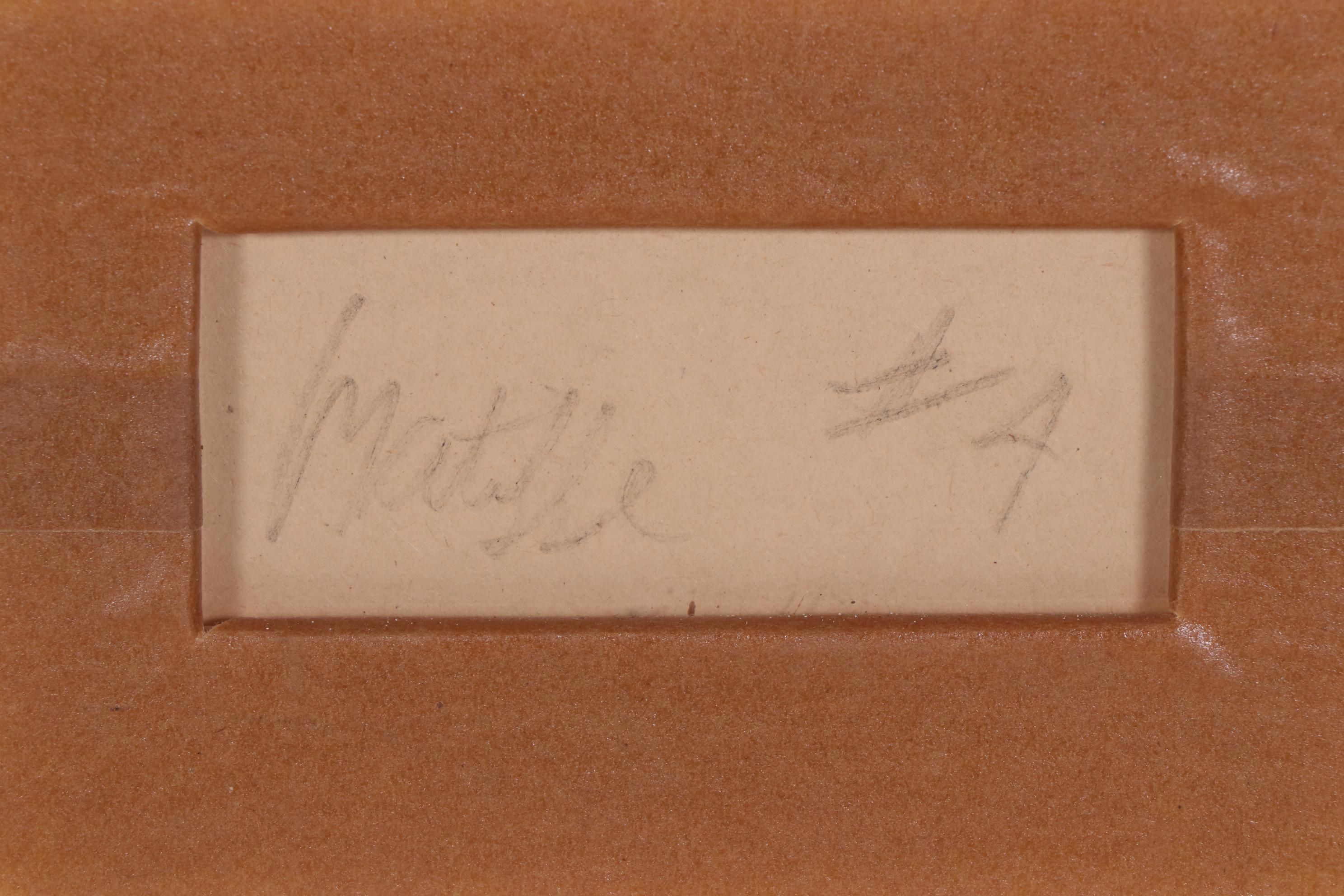 Nude Female Charcoal Drawing in the Style of Henri Matisse, Mid-20th Century