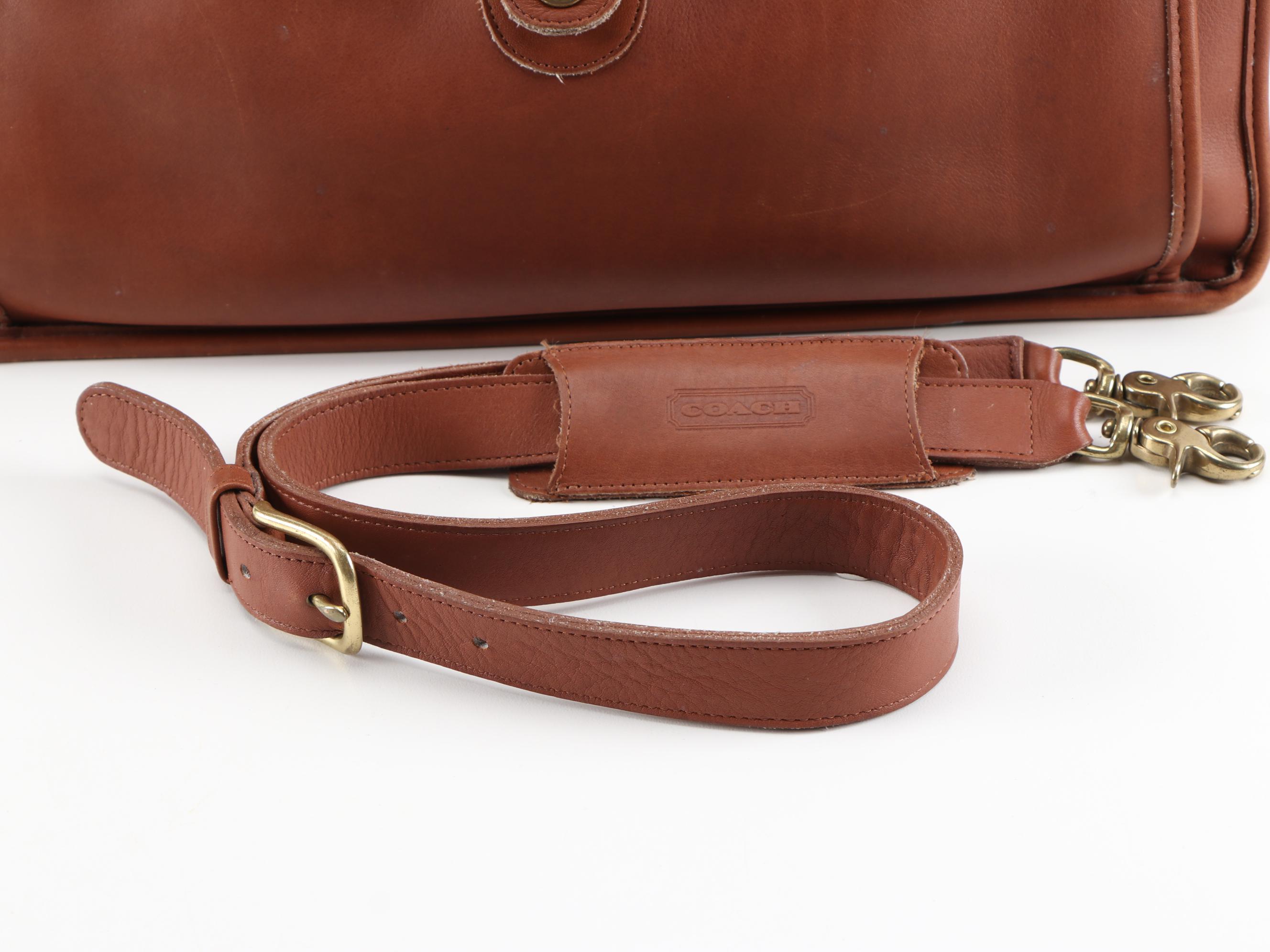 Coach Beekman Brown Leather Briefcase