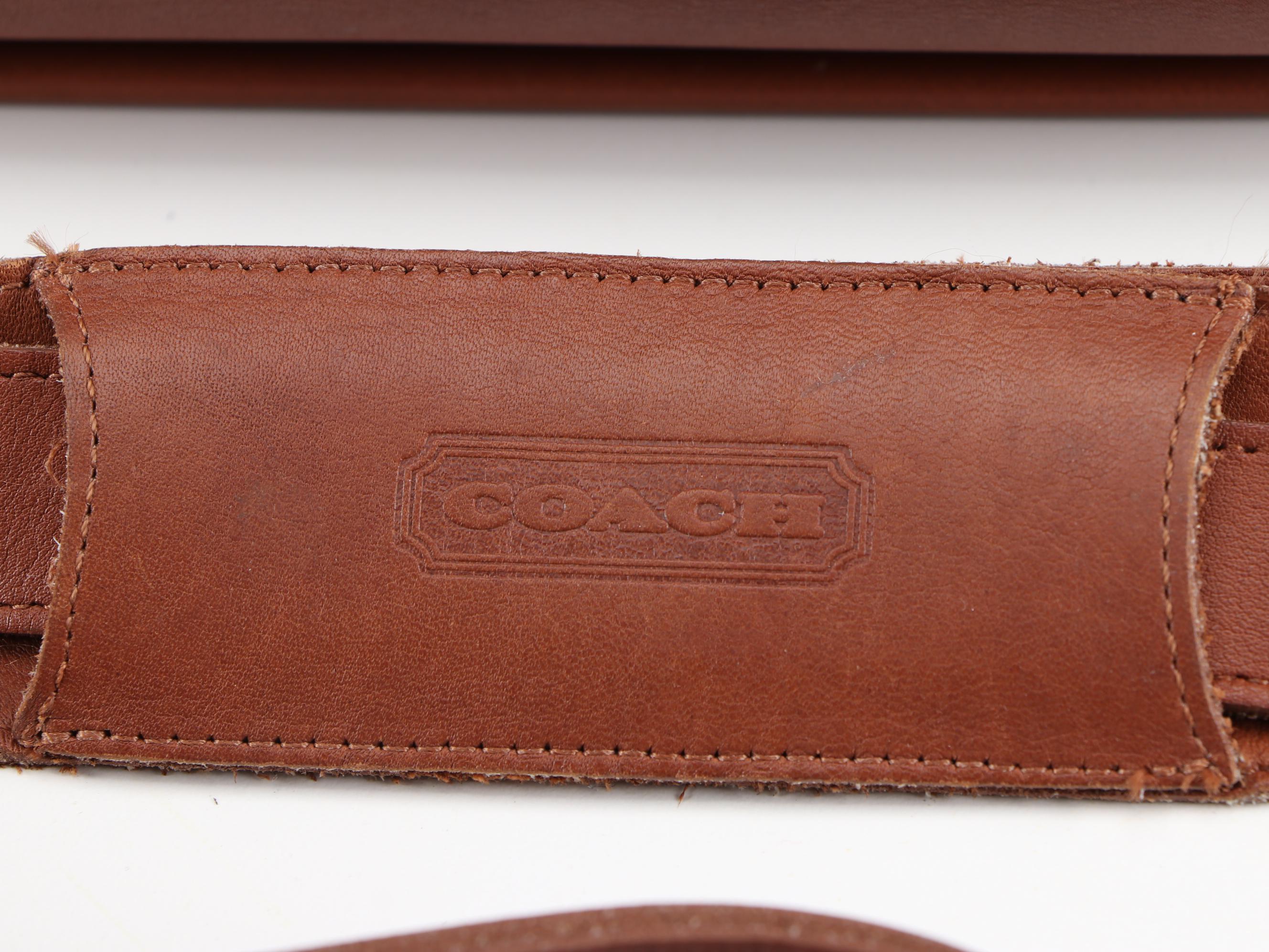 Coach Beekman Brown Leather Briefcase