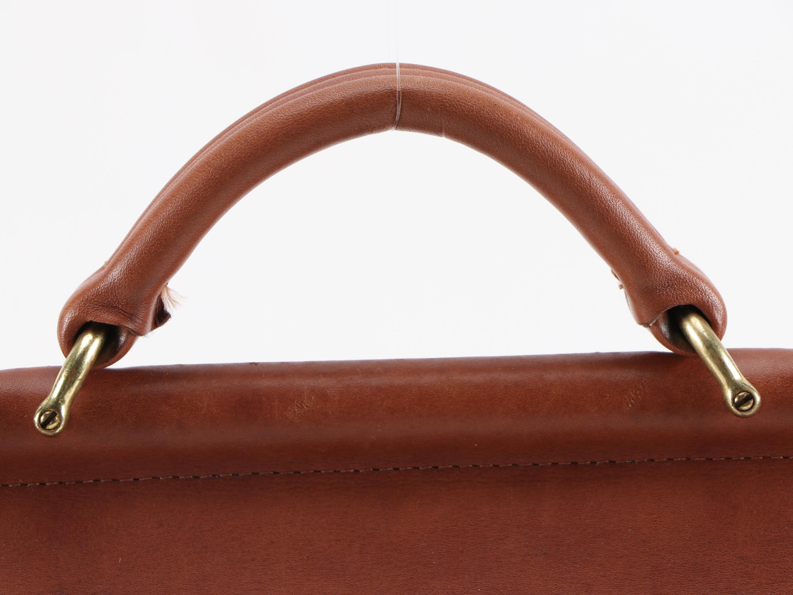 Coach Beekman Brown Leather Briefcase