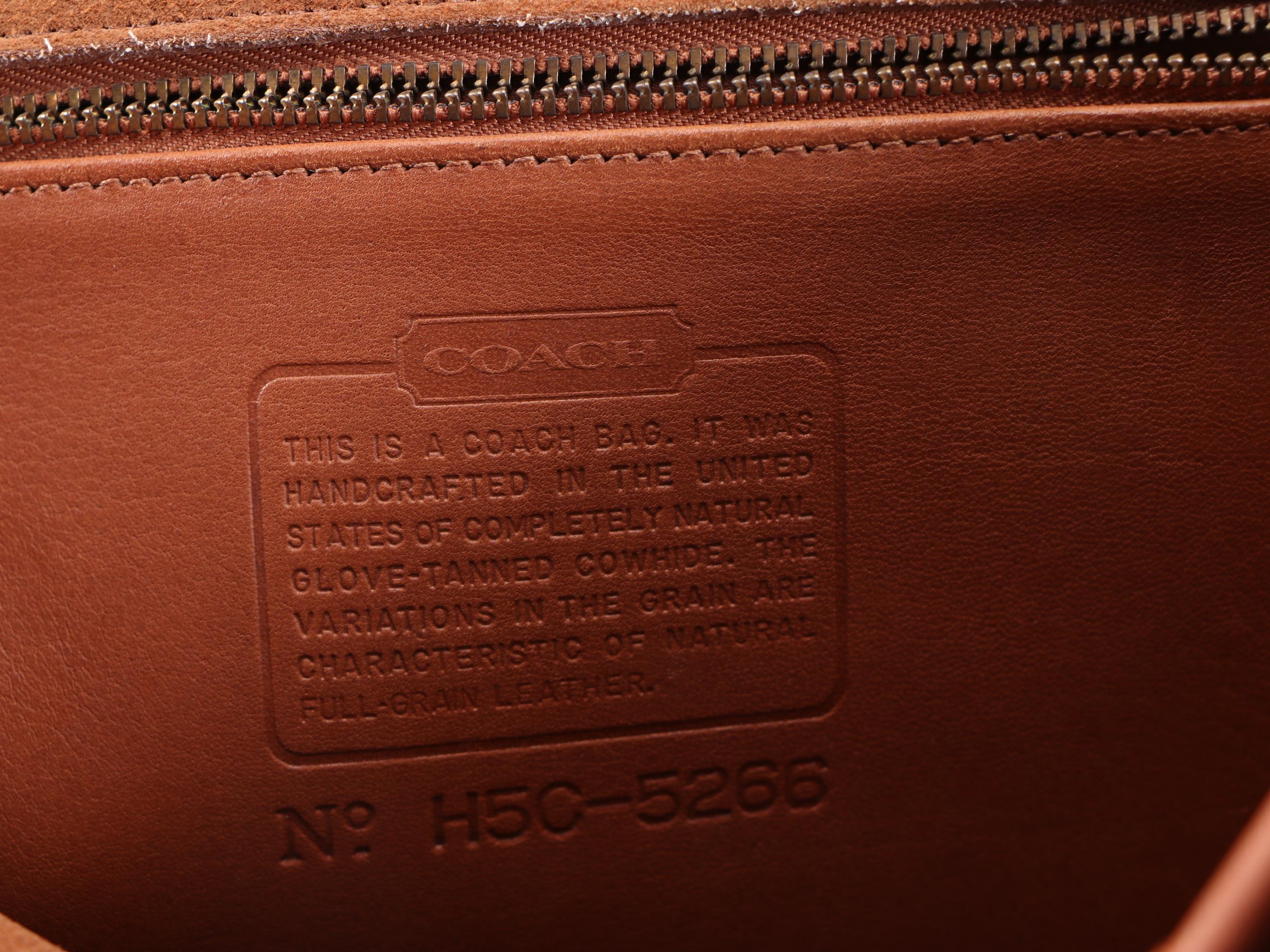 Coach Beekman Brown Leather Briefcase