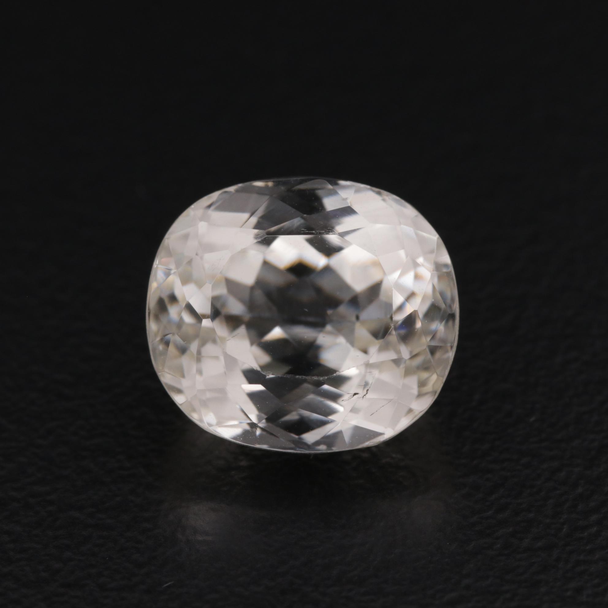 Loose 8.16 CT Rock Crystal Quartz