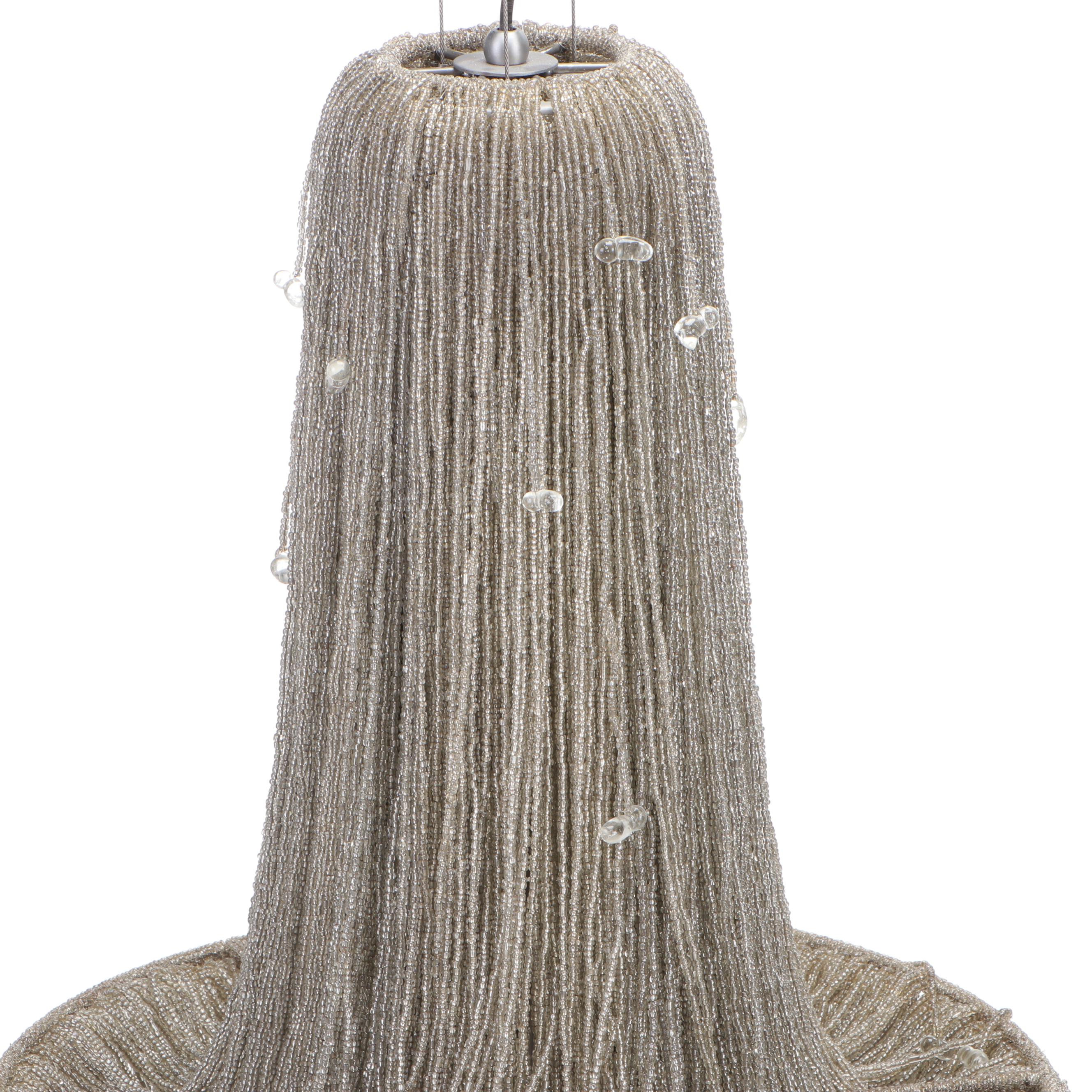 Restoration Hardware "1930s French Crystal" Beaded Basket Chandelier