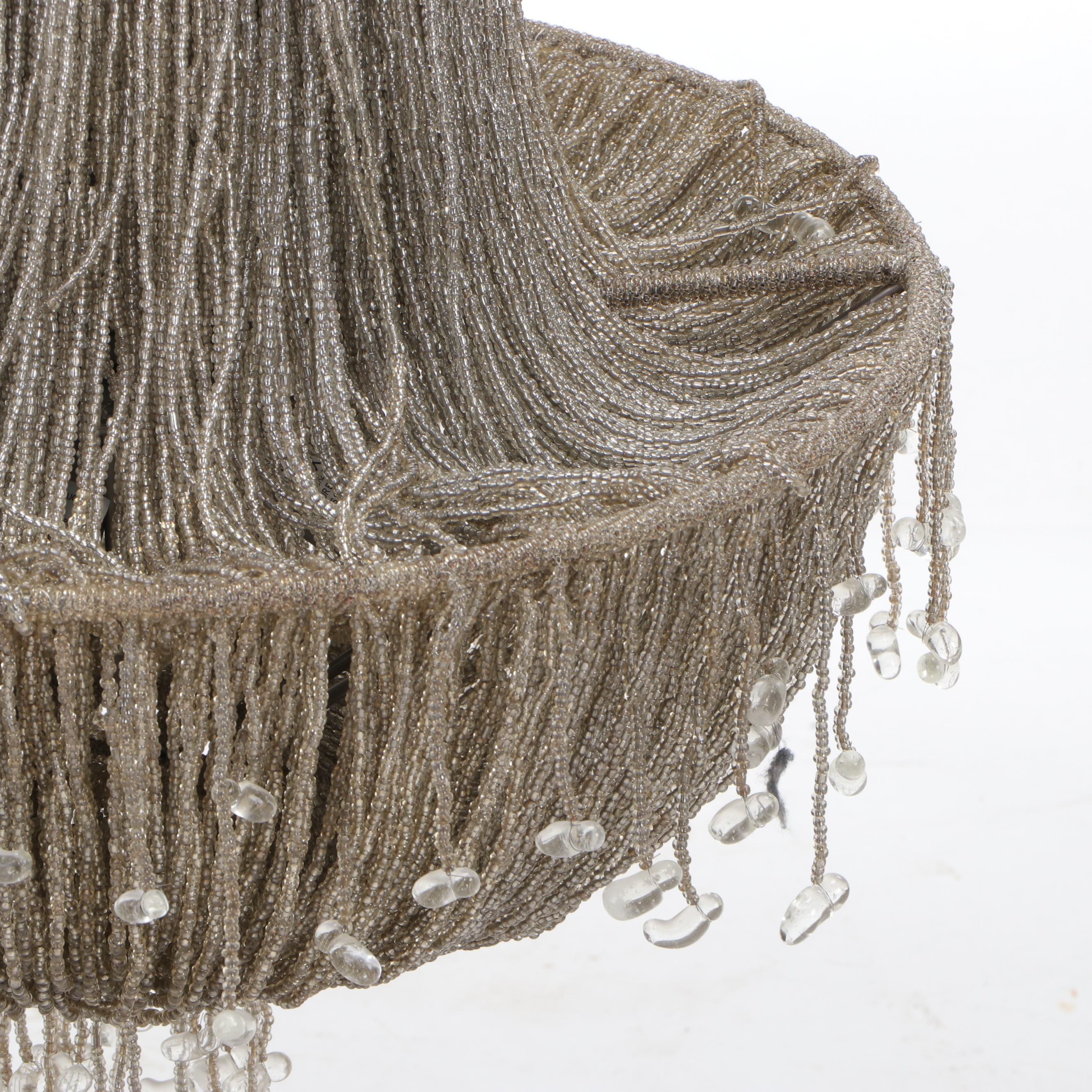 Restoration Hardware "1930s French Crystal" Beaded Basket Chandelier