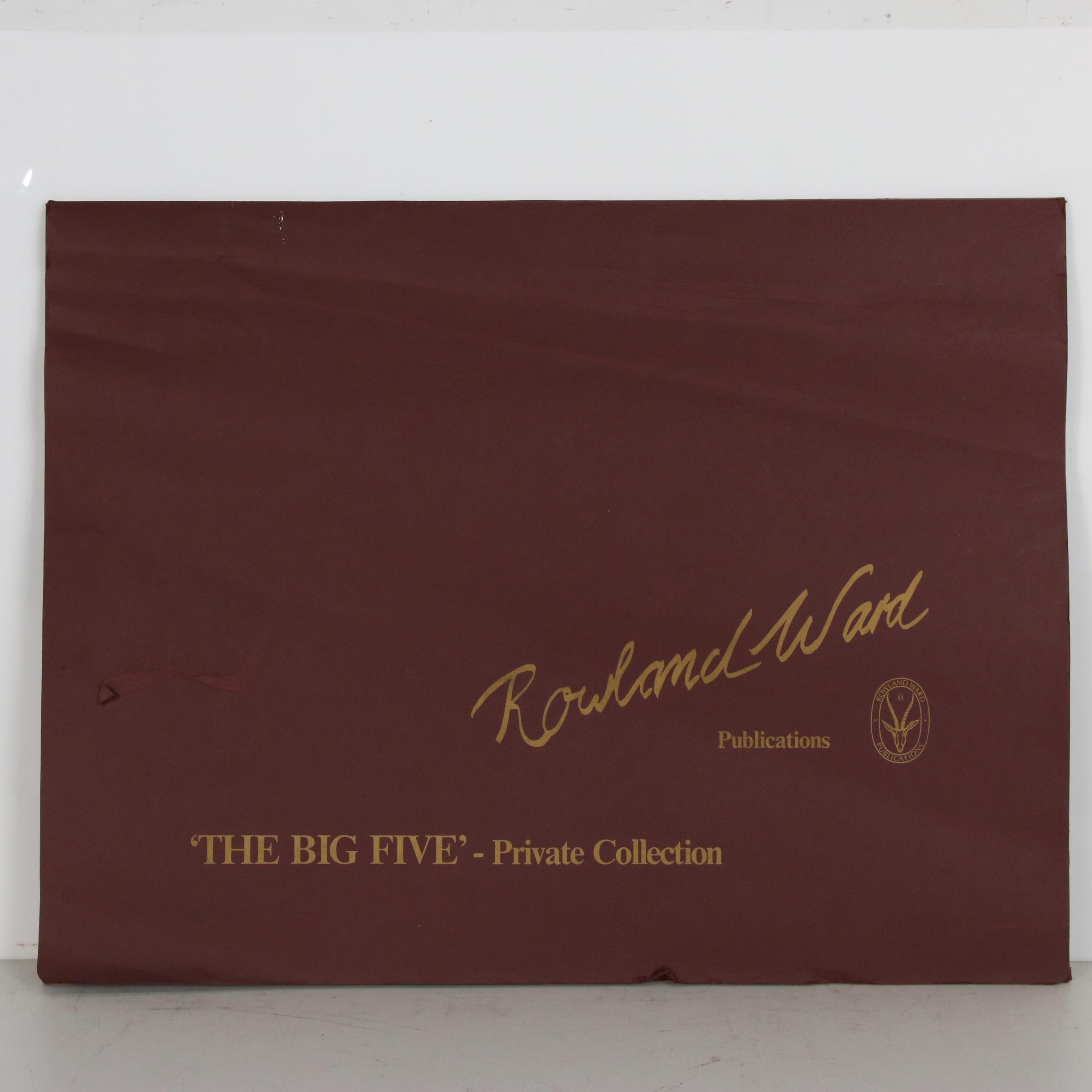 Keith Joubert Offset Lithograph "The Black Rhinoceros. Diceros bicornis."