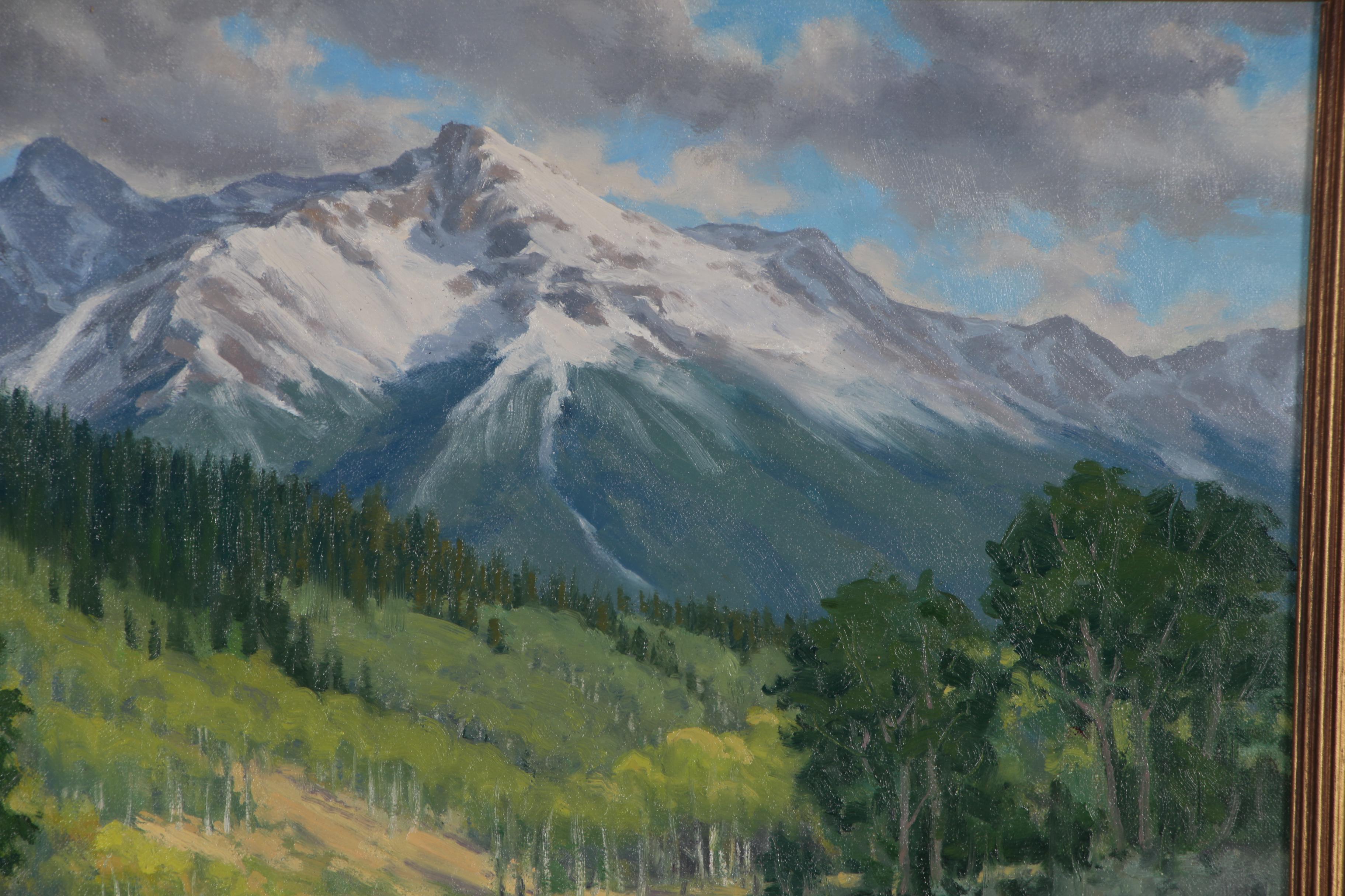 Tom Lockhart Plein Air Landscape Oil Painting "Summer's Arrival", 2004