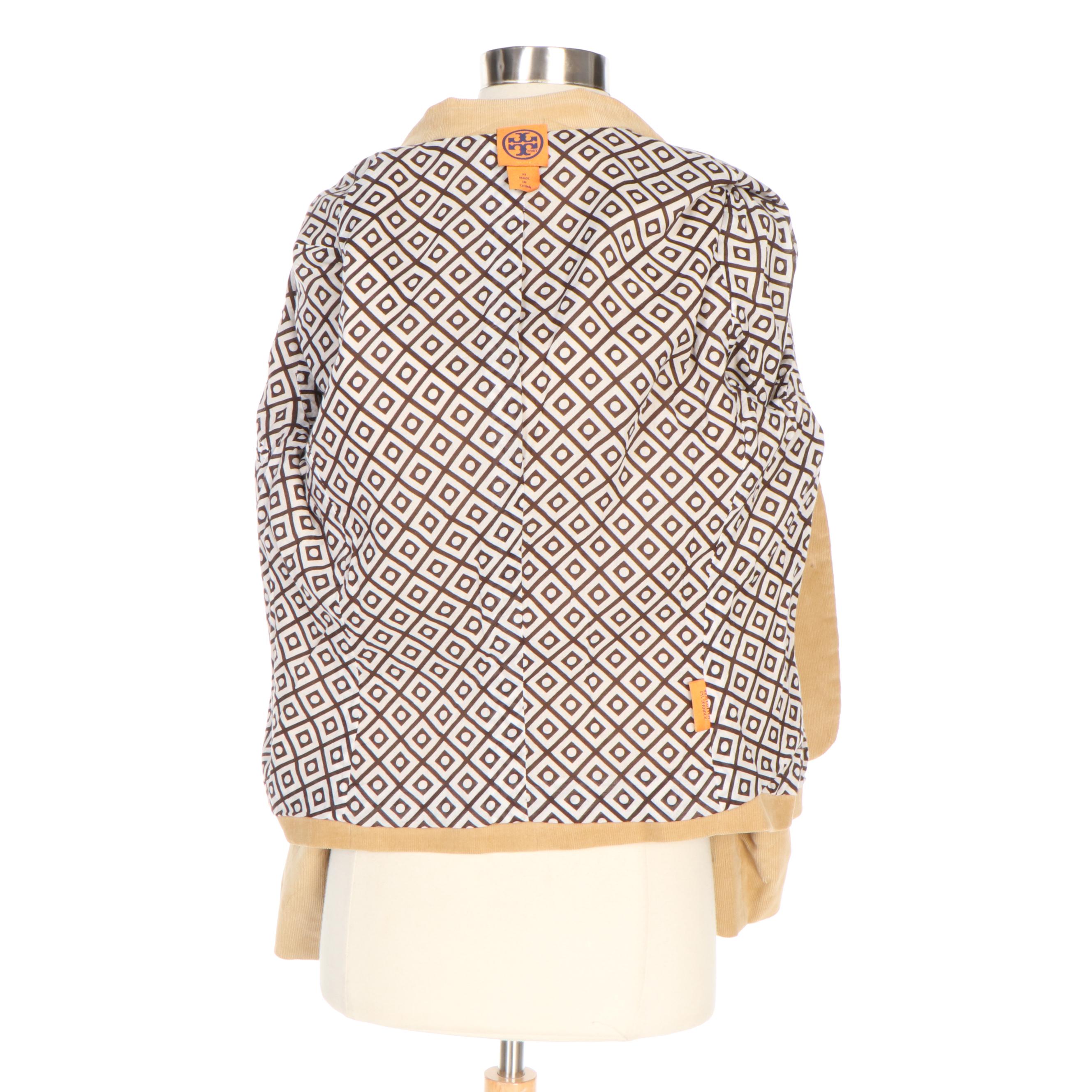 Tory Burch Tan Corduroy Jacket