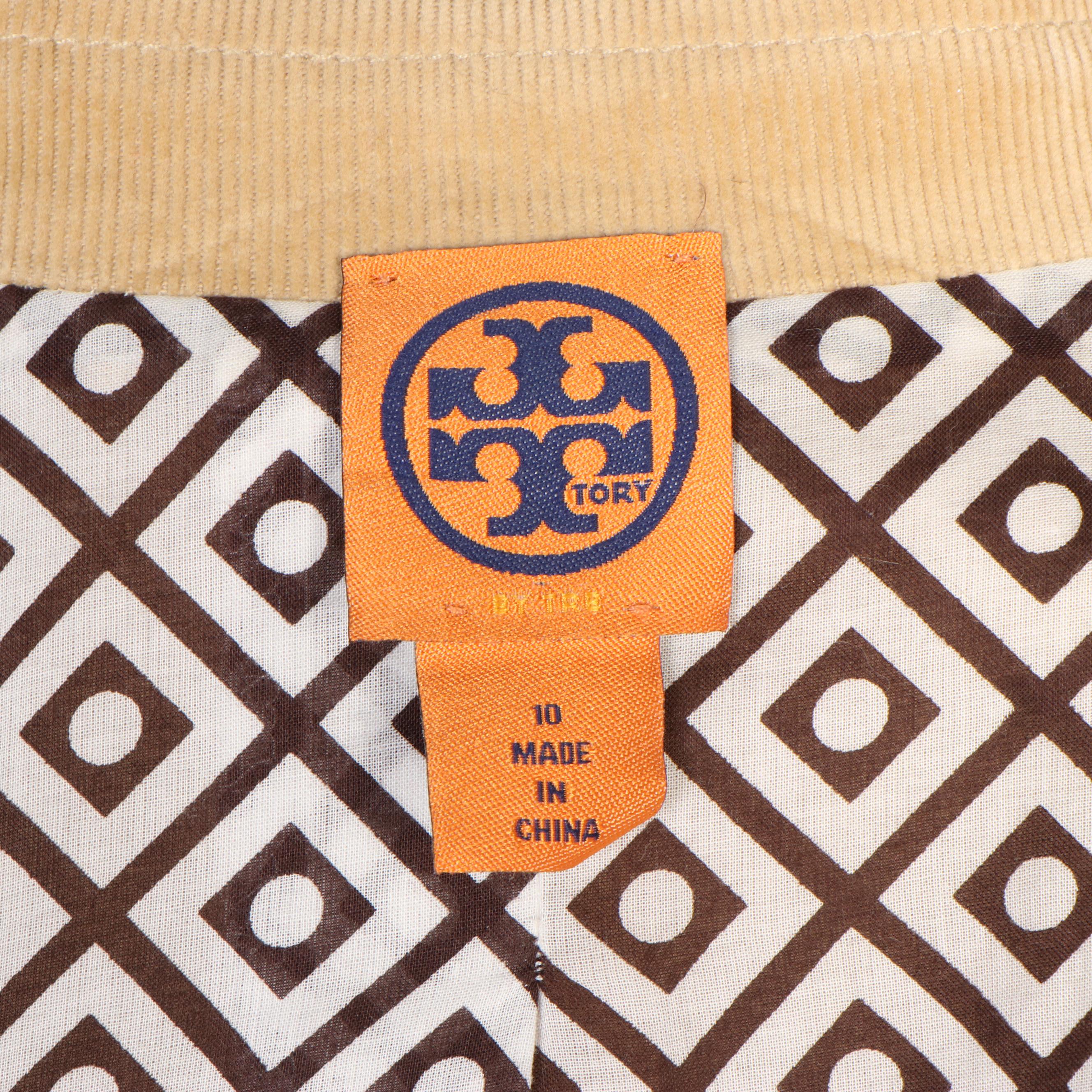 Tory Burch Tan Corduroy Jacket