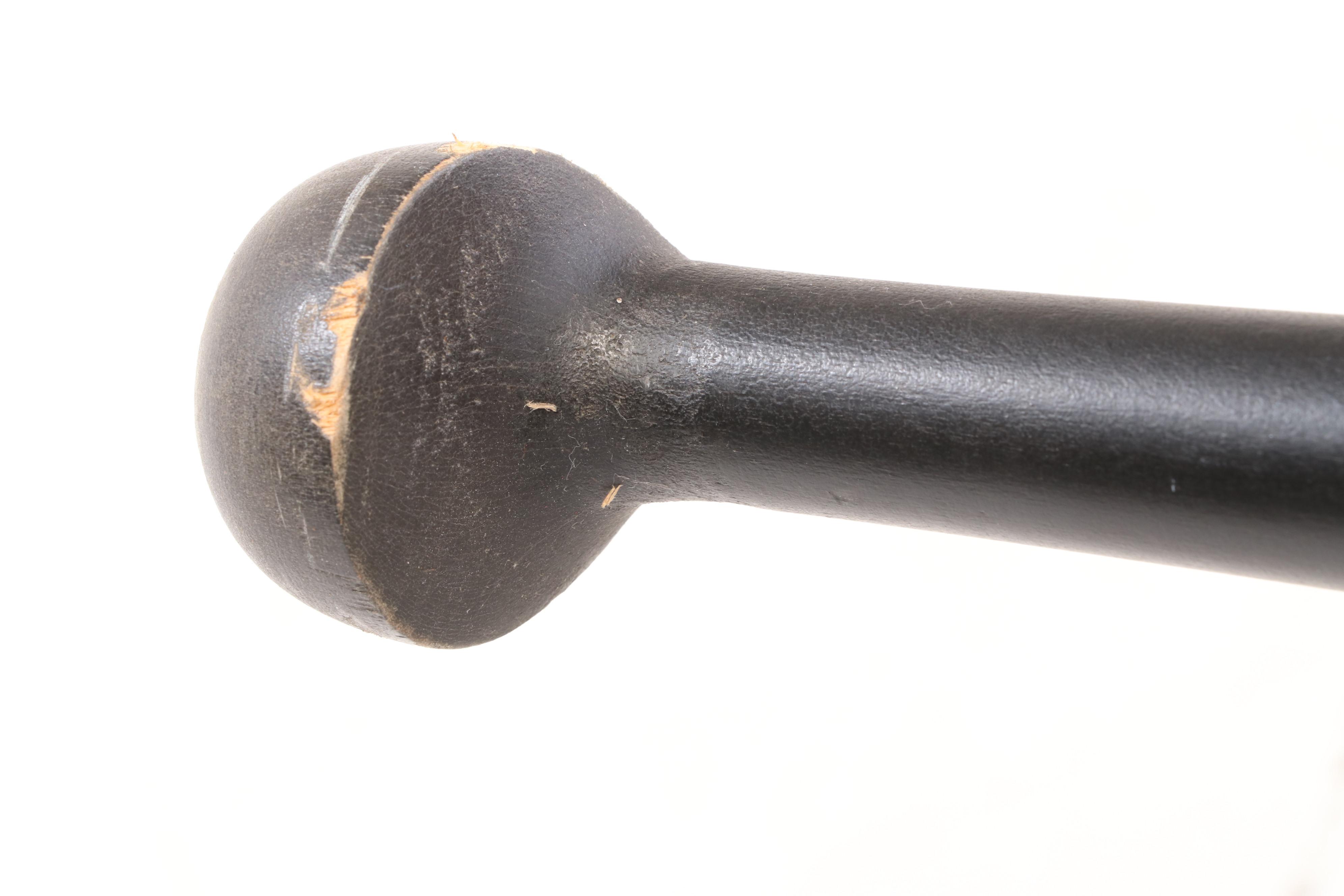 David T. Smith & Co. Parcel-Ebonized and Tiger Maple "Porringer Top" Side Table