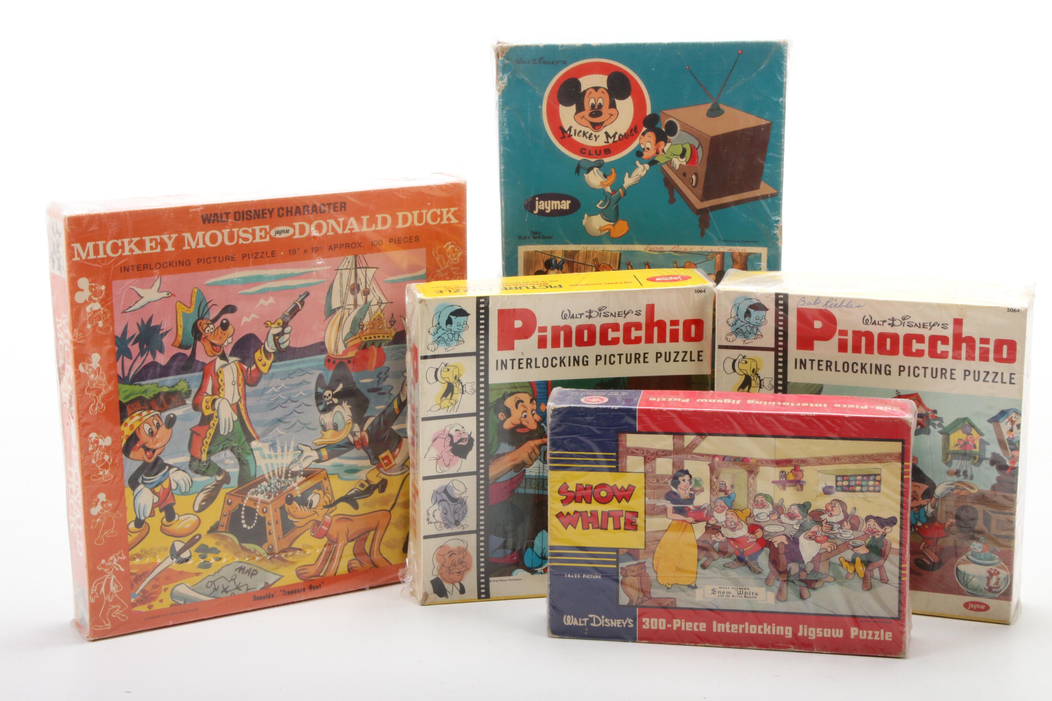 Walt Disney Jigsaw Puzzles, Vintage