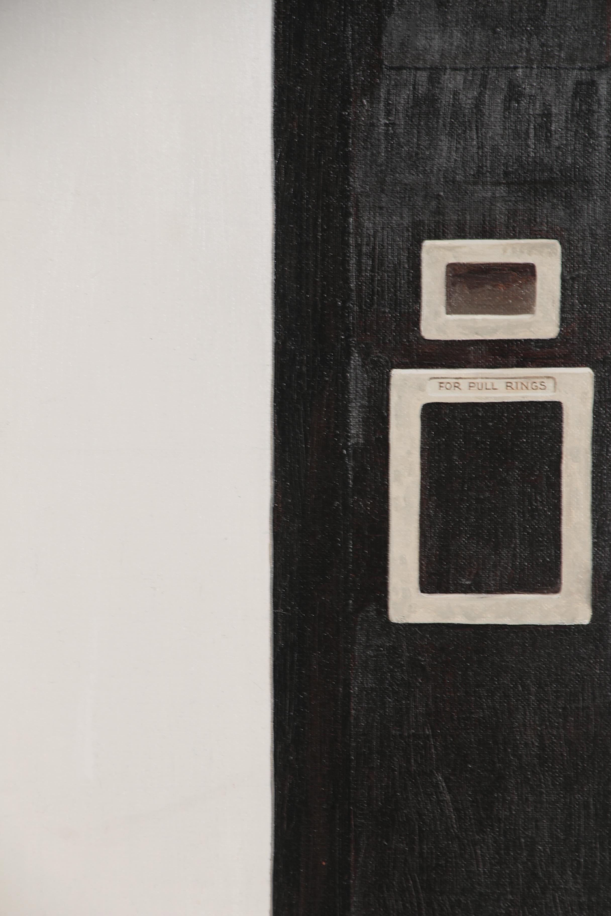 Mary Louise Schrodt Monumental Realist Oil Painting of Soda Machine "Pepsi"