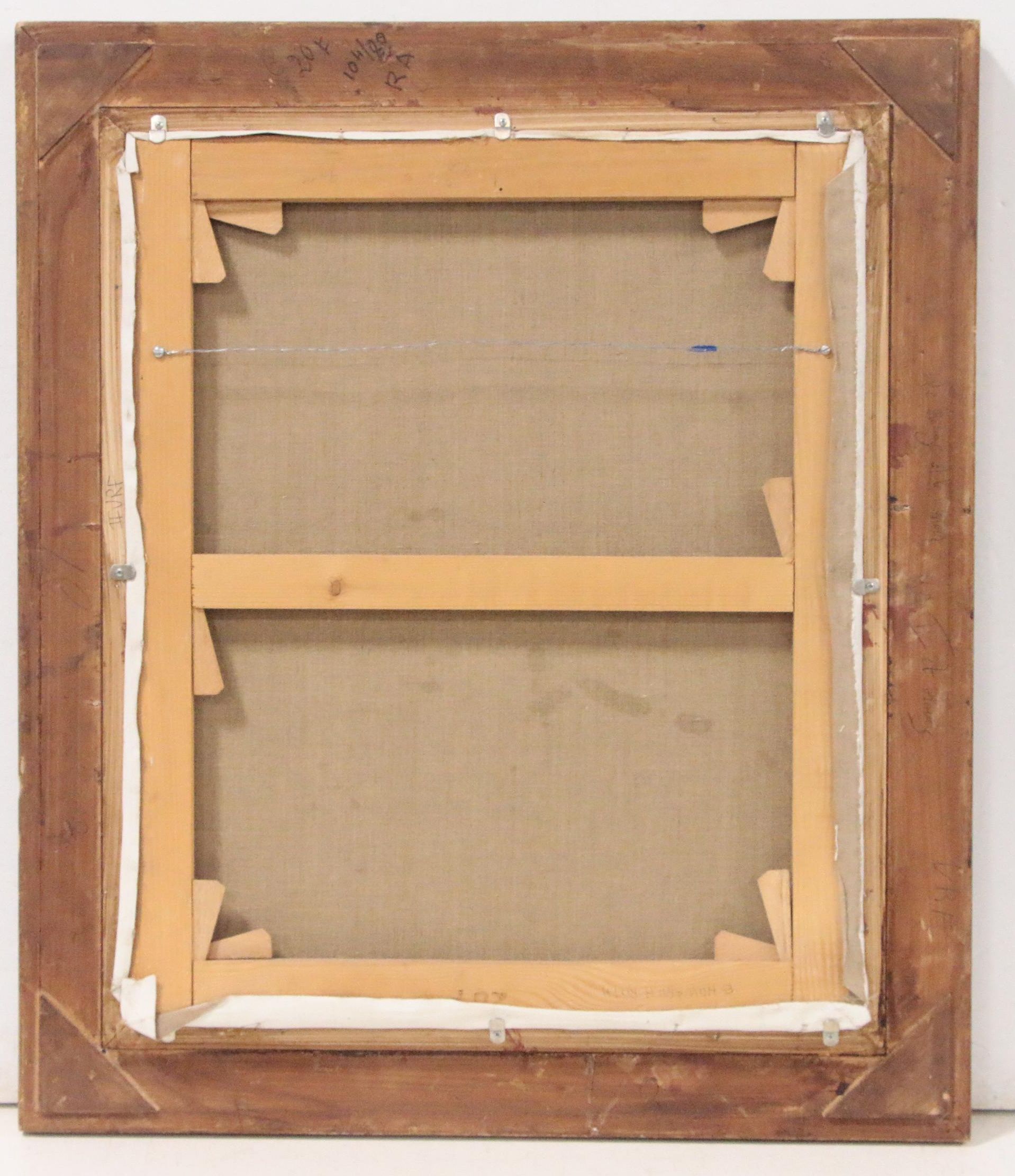 Jean-Pierre Capron Oil Painting of Village Scene