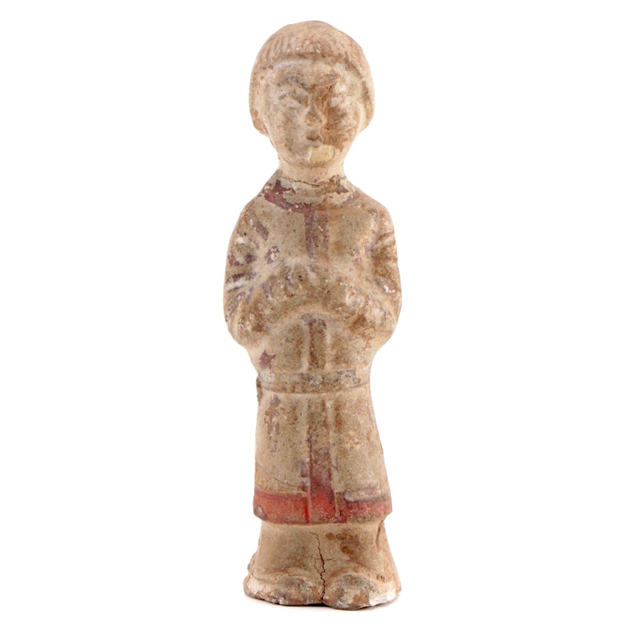 Chinese Terracotta Tomb Figure, Han Dynasty