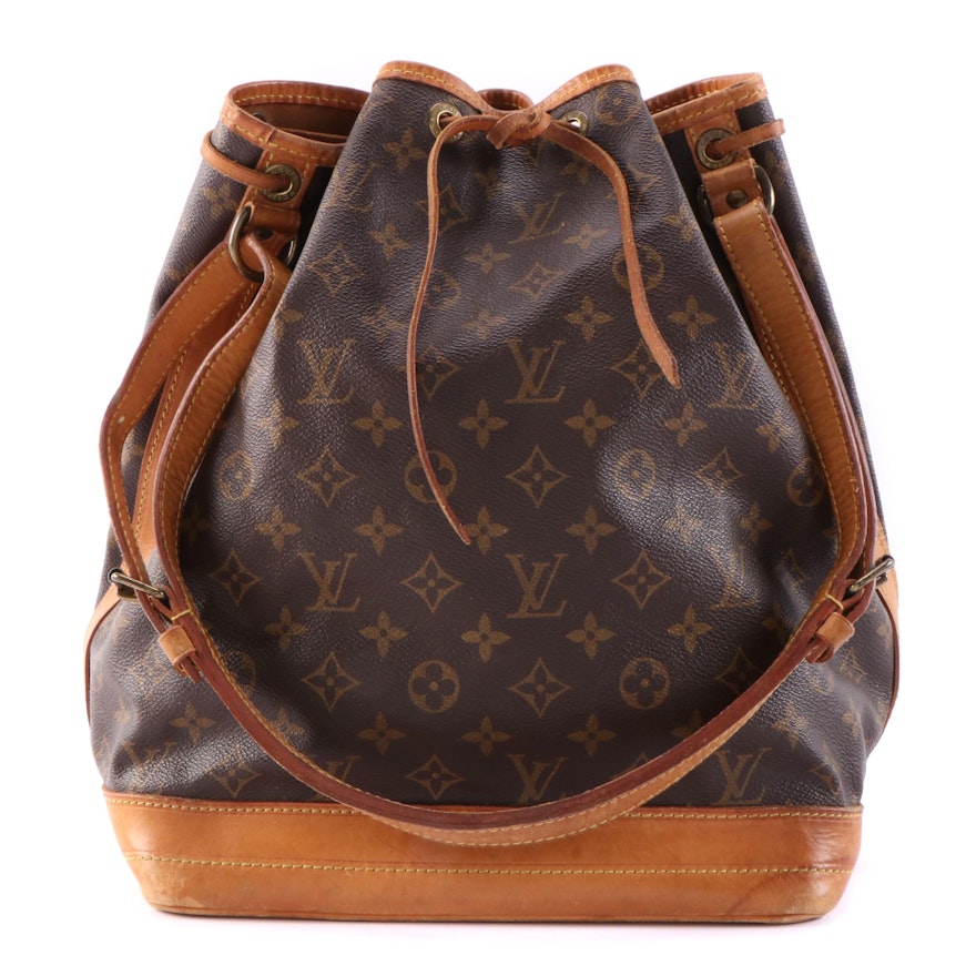 Louis Vuitton Noé Bucket Bag in Monogram Canvas and Vachetta Leather