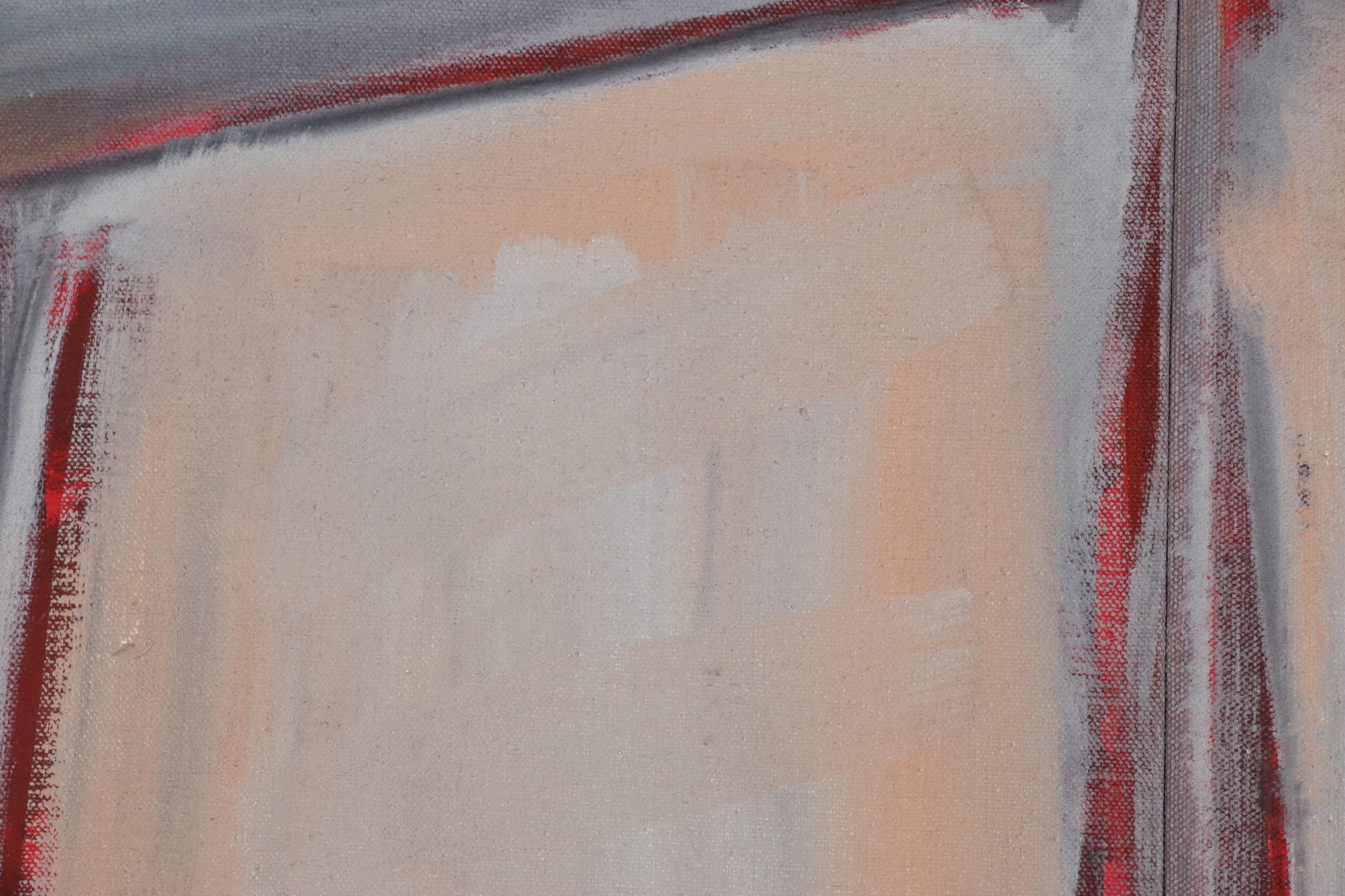 Tom Levine Abstract Oil Painting