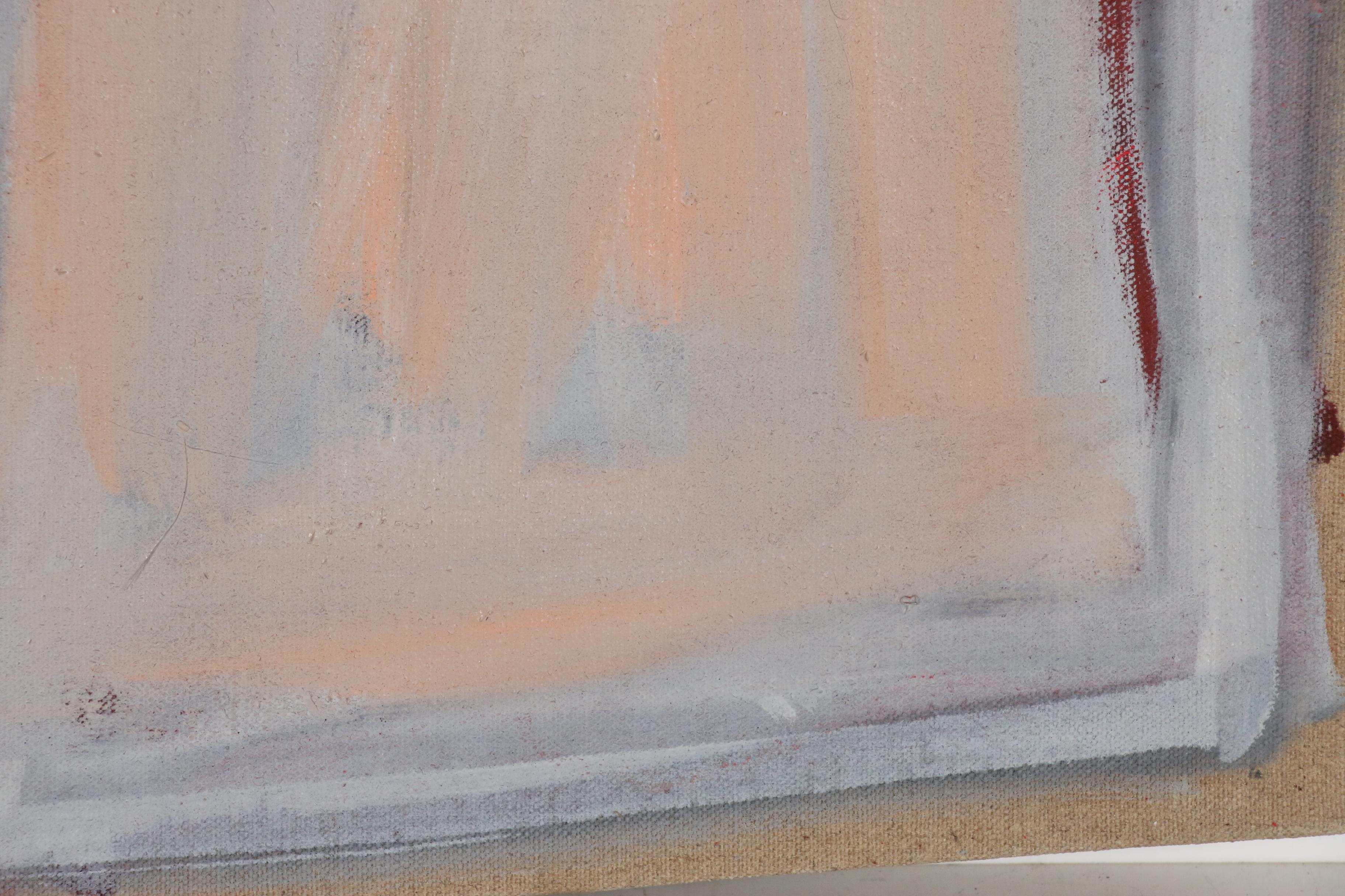 Tom Levine Abstract Oil Painting