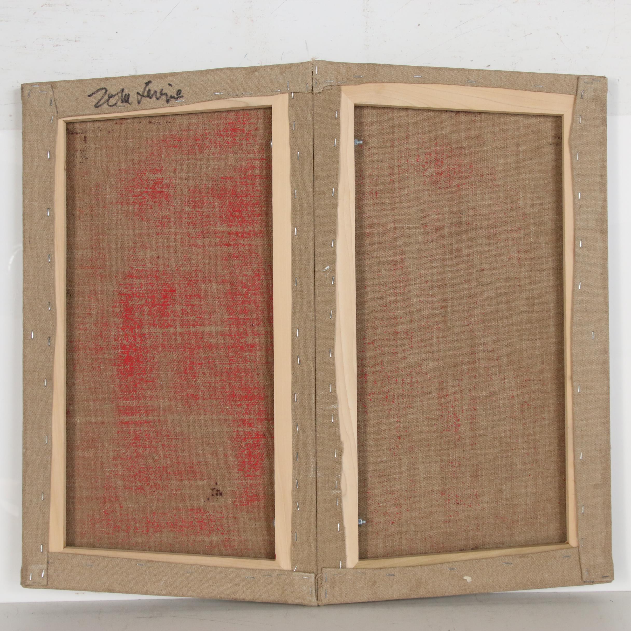 Tom Levine Abstract Oil Painting