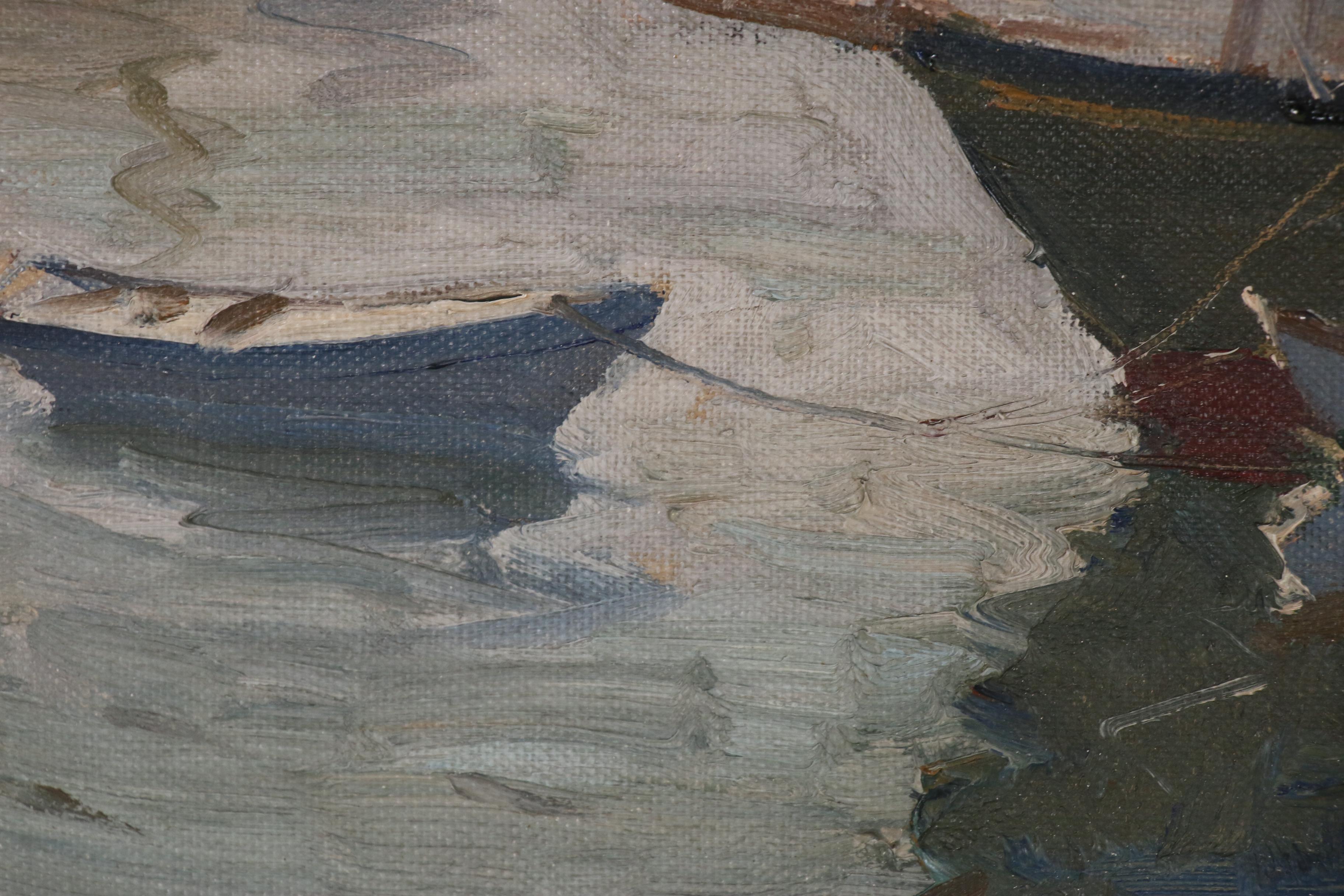 Gianni Cilfone Oil Painting "Gloucester Harbor"