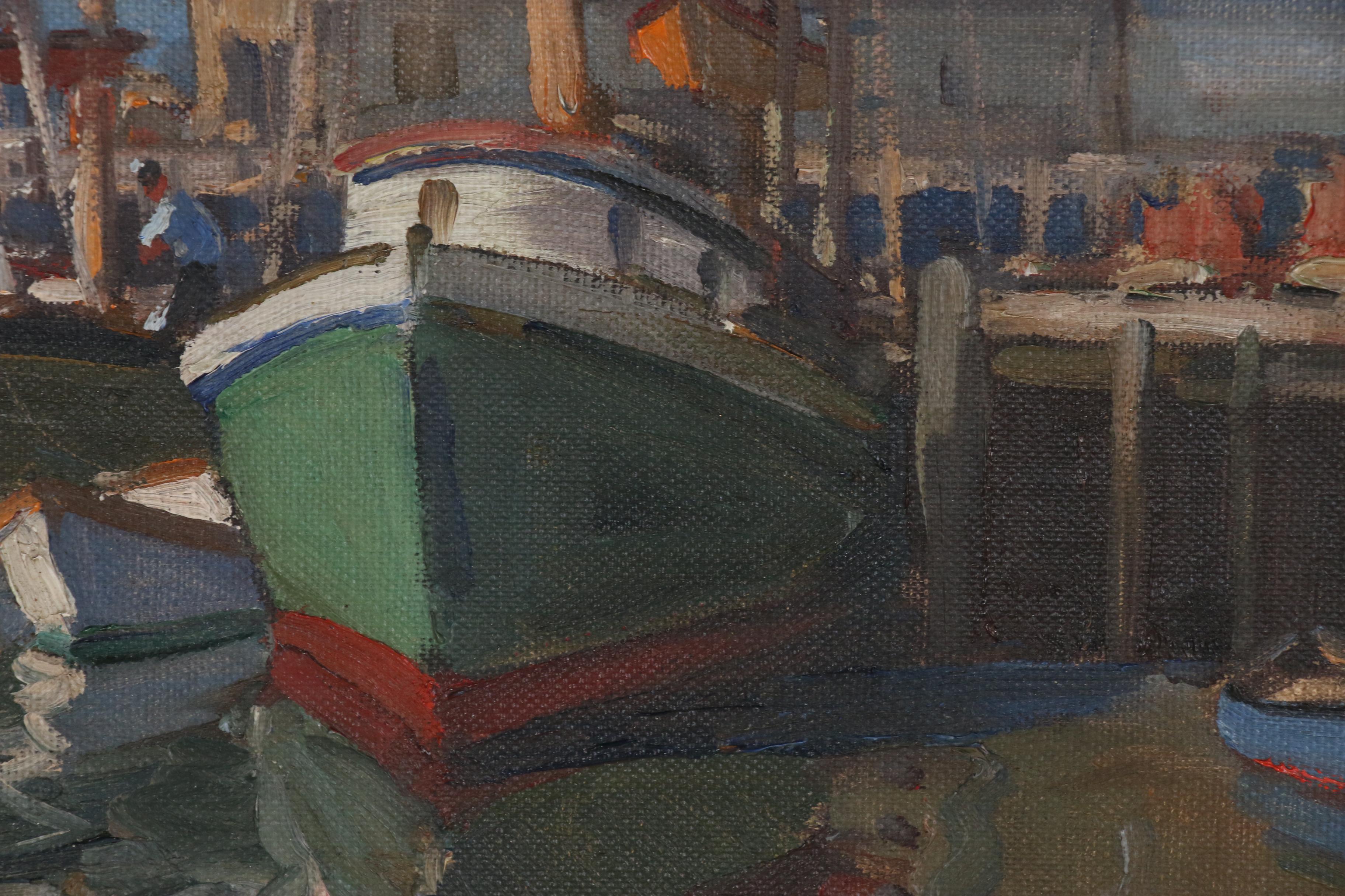 Gianni Cilfone Oil Painting "Gloucester Harbor"